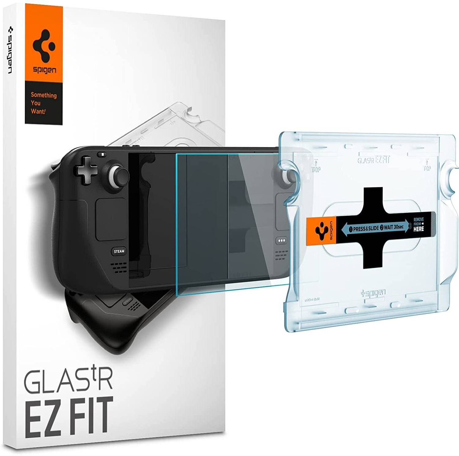 Spigen Screen Guard with Applicator Kit for Valve Steam Deck