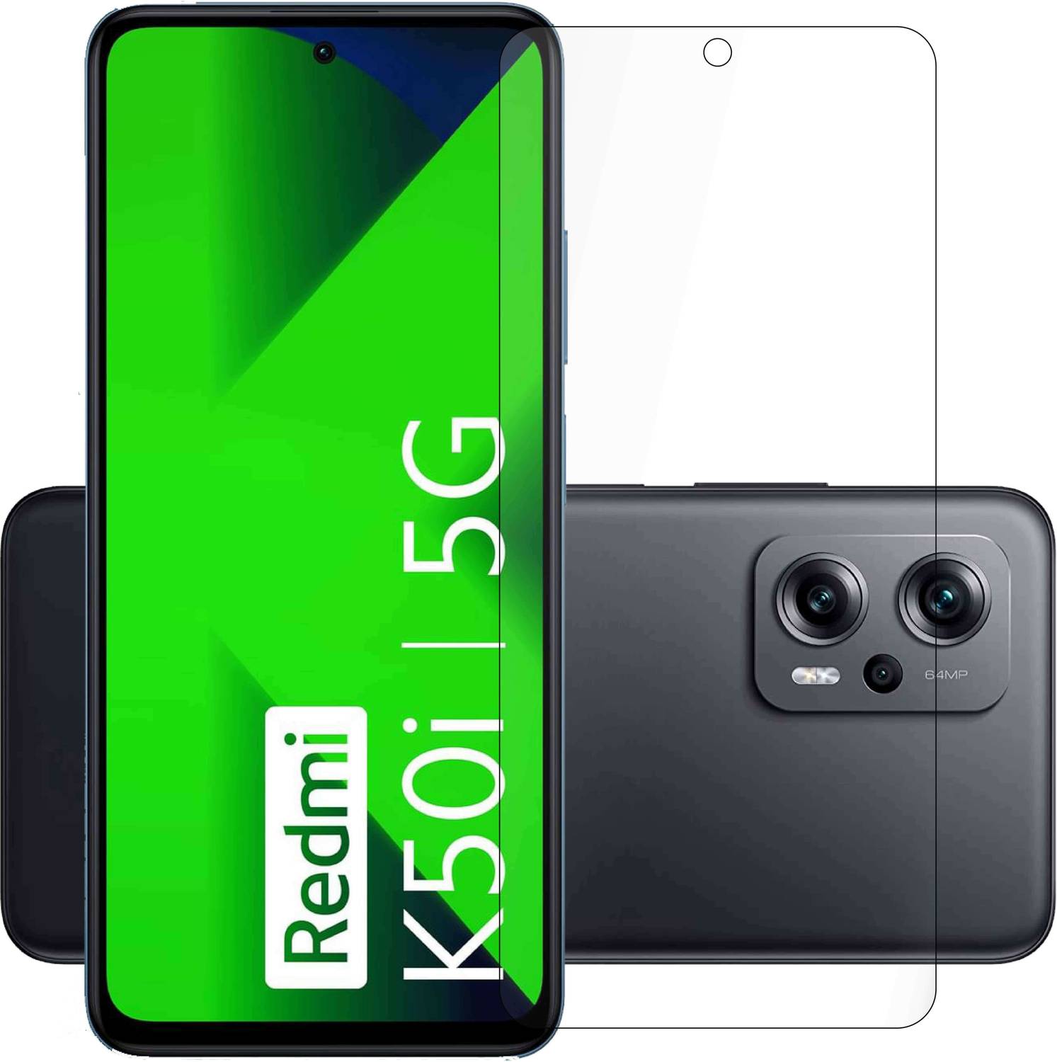 AGRSHI Tempered Glass Guard for Redmi K50i 5G