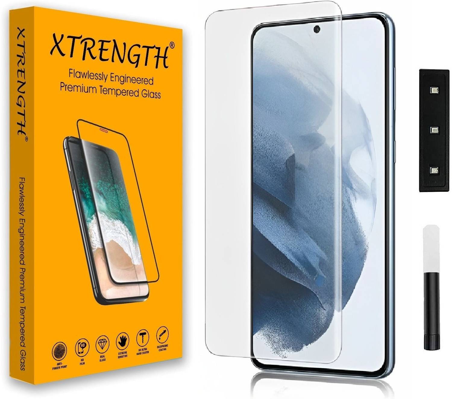 XTRENGTH Tempered Glass Guard for Motorola Edge 50 5G, Motorola E