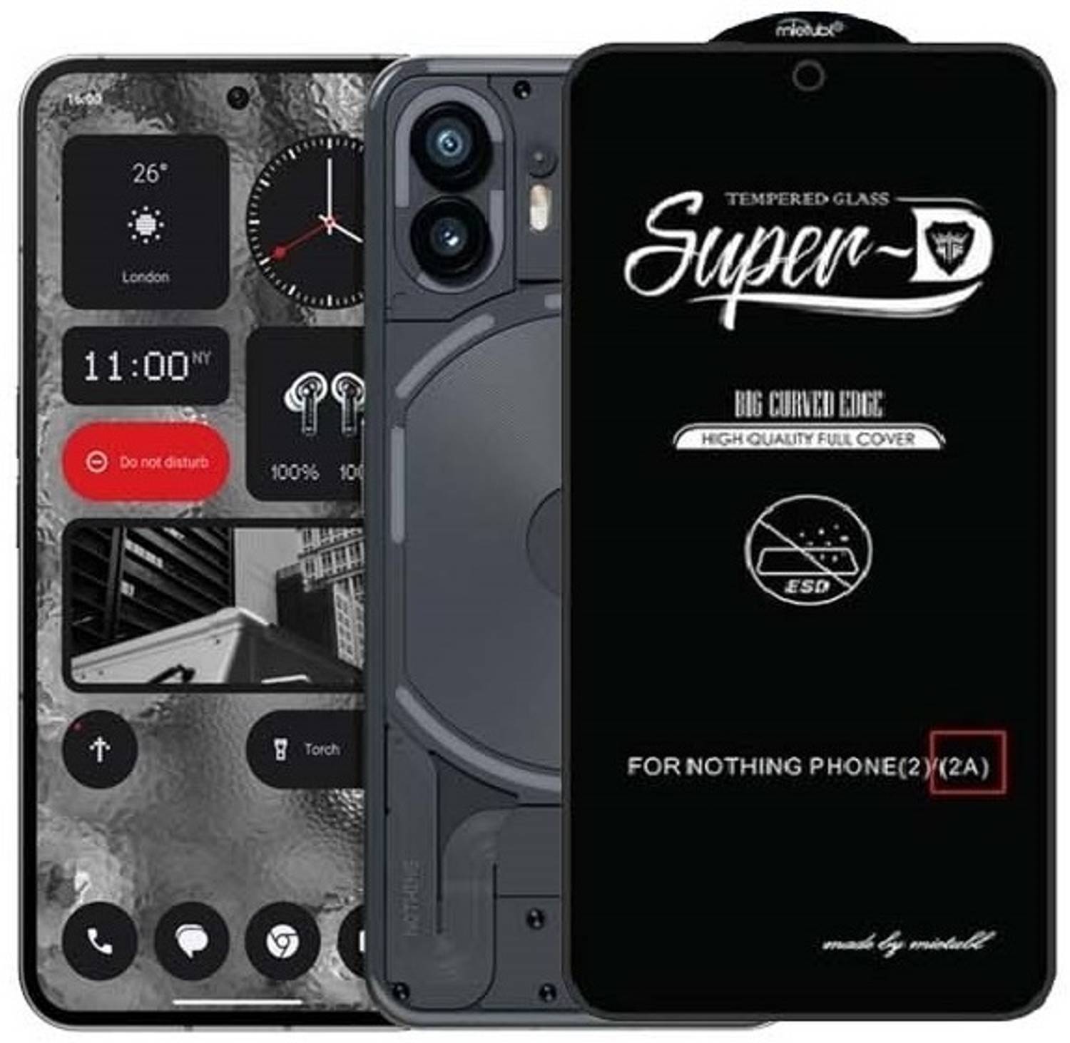 A-Allin1 Tempered Glass Guard for Nothing Phone (2a)