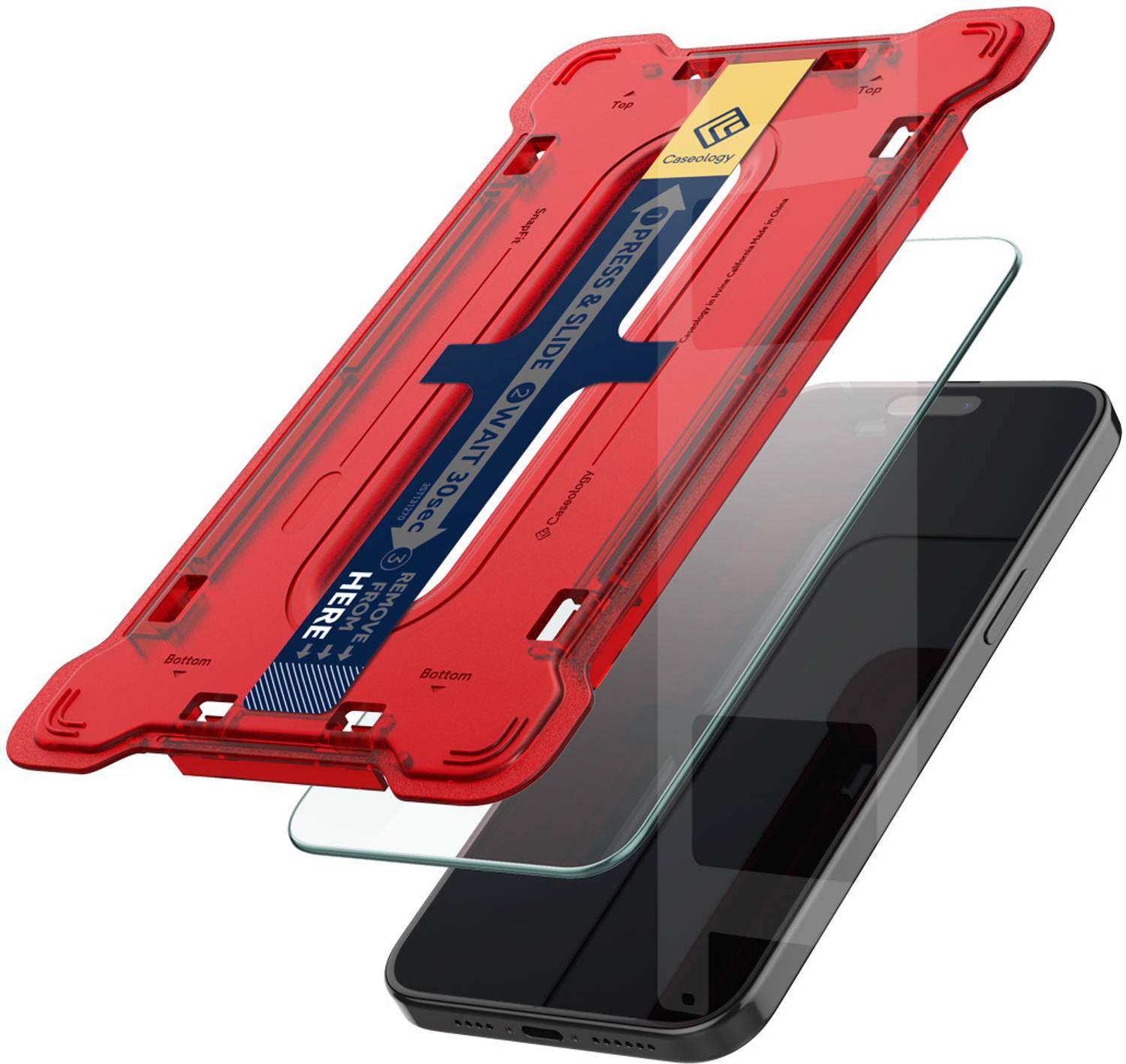 Caseology by Spigen Tempered Glass Guard for Apple iPhone 15 Plus