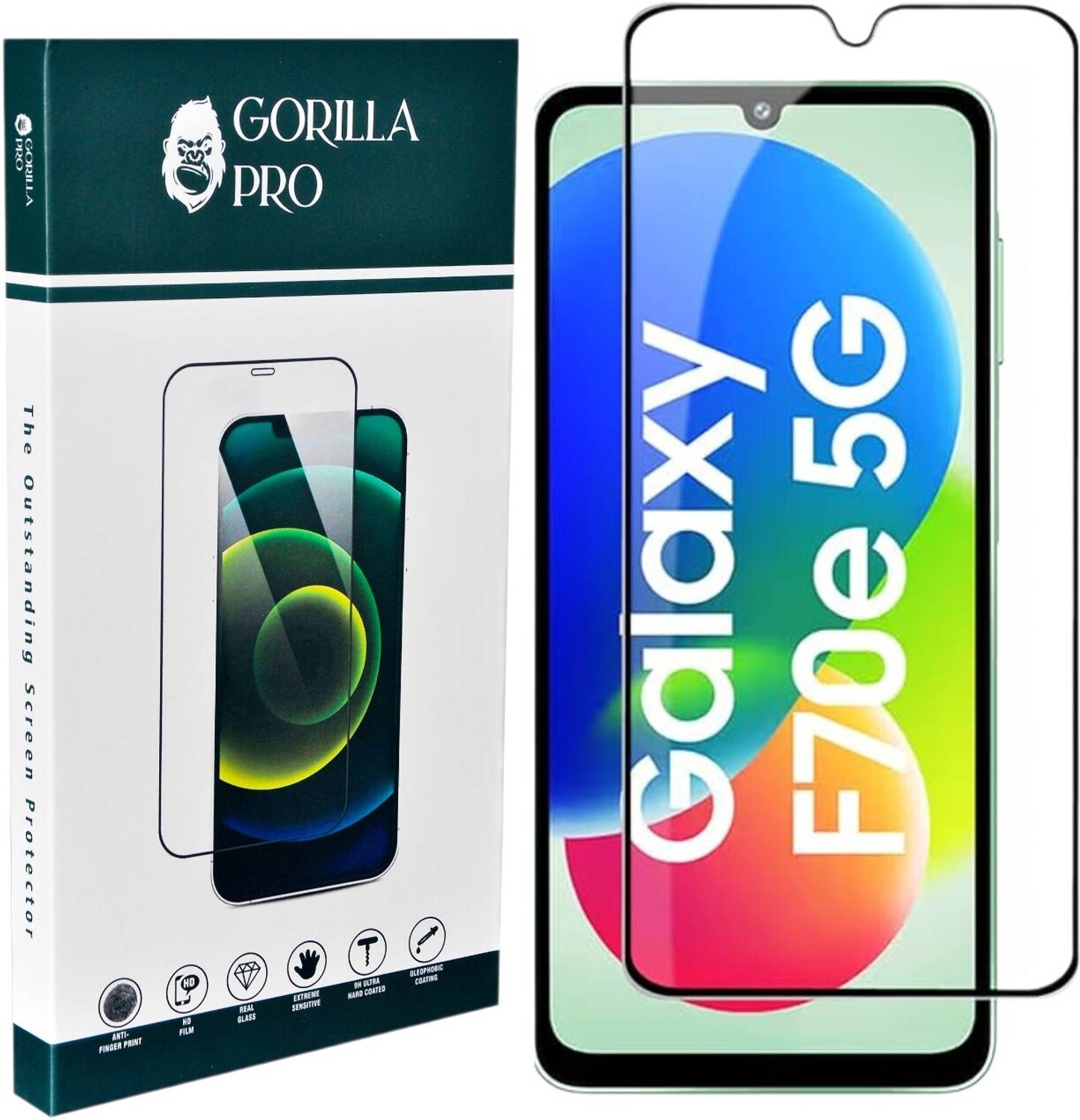 GORILLA PRO Tempered Glass Guard for Samsung Galaxy F70e 5G