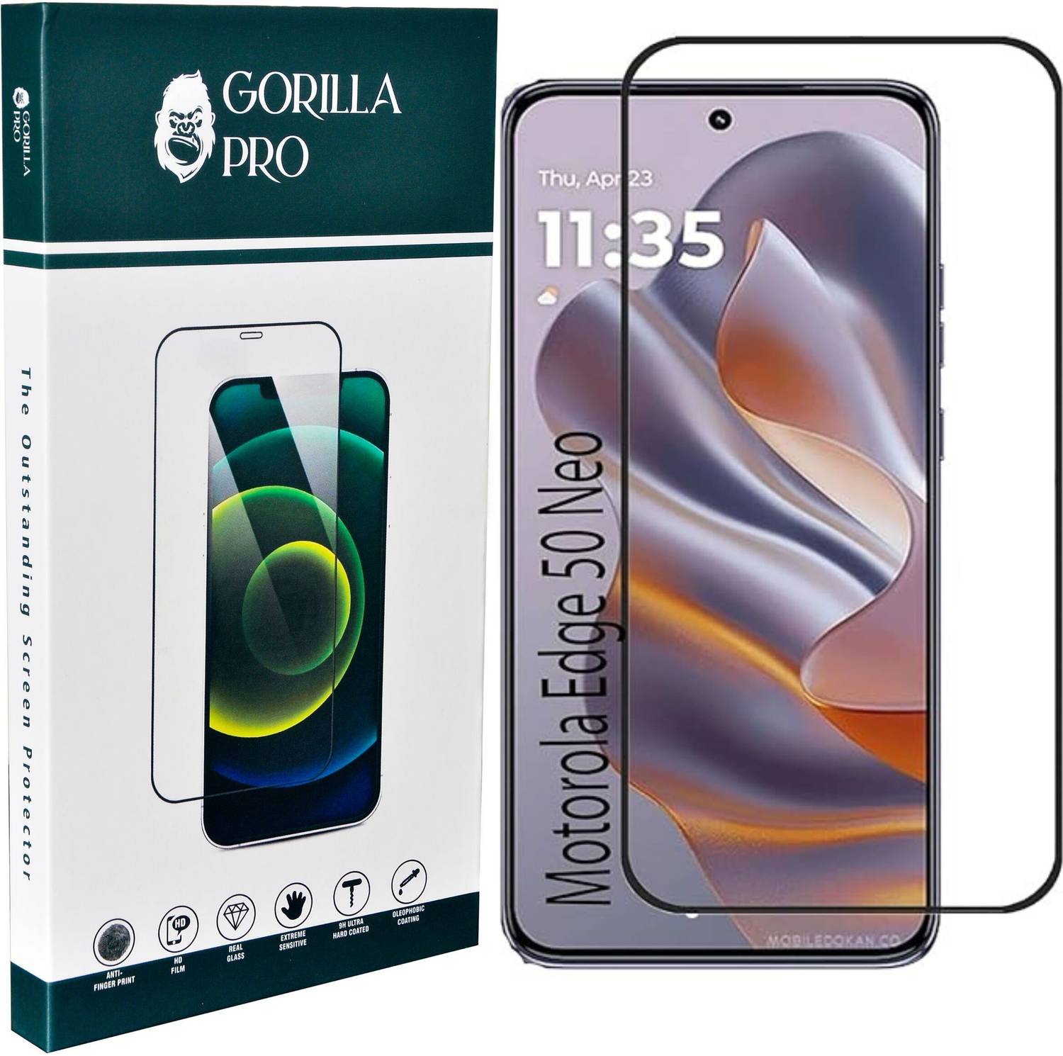 GORILLA PRO Tempered Glass Guard for Motorola Moto Edge 50 Neo 5G