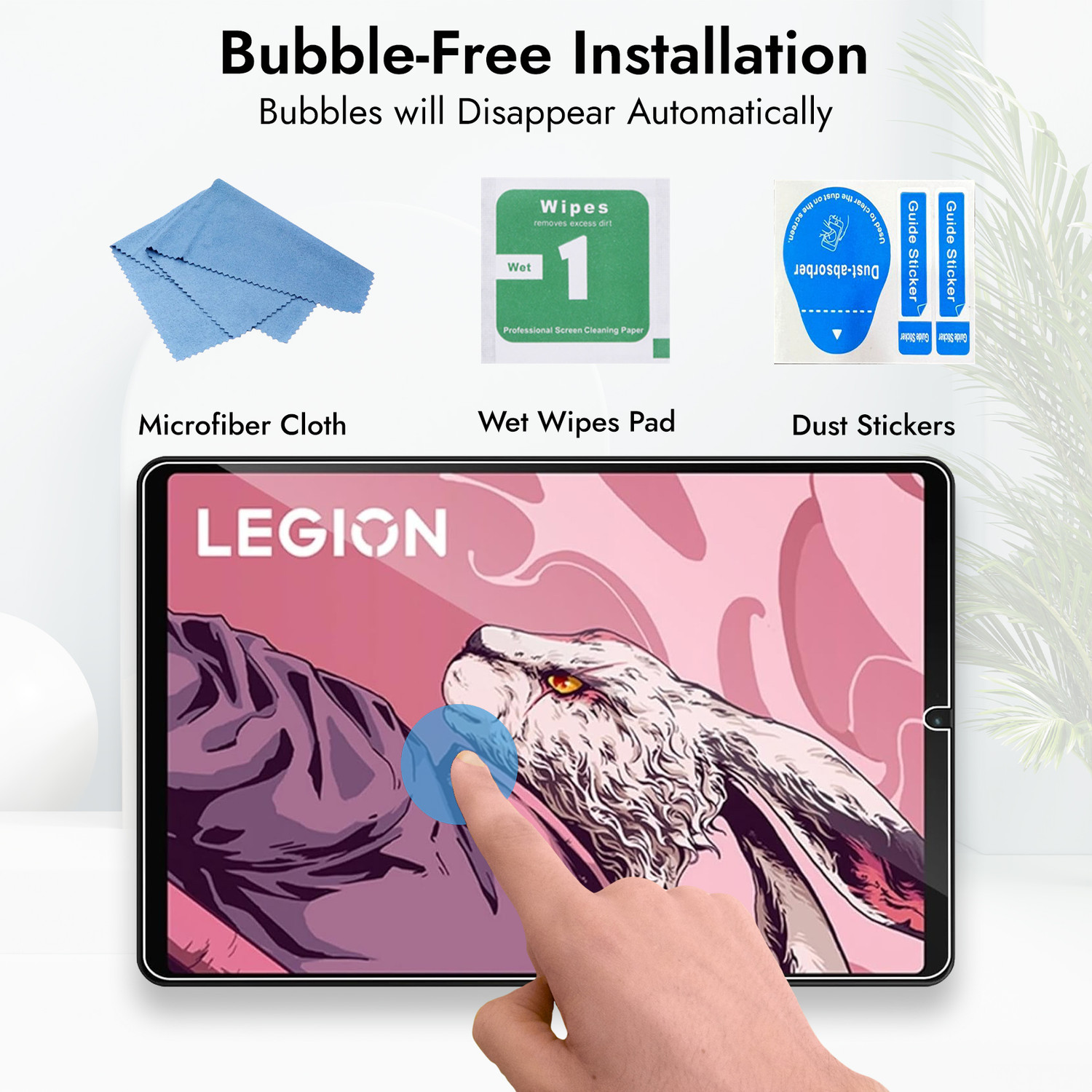 Image of ROBUSTRION Tempered Glass Guard for Lenovo Legion Tab 8.8 inch