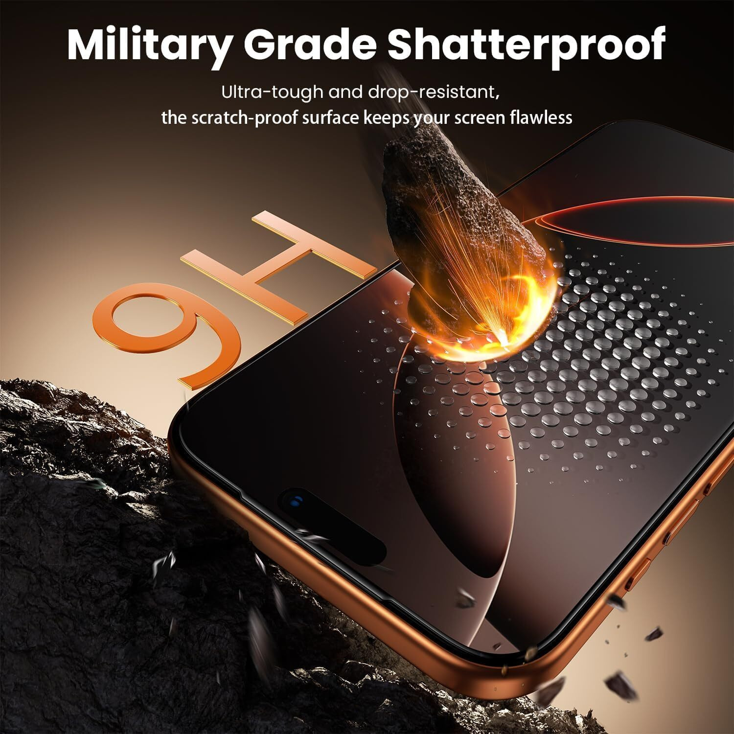Image of Egotude Tempered Glass Guard for iPhone 17
