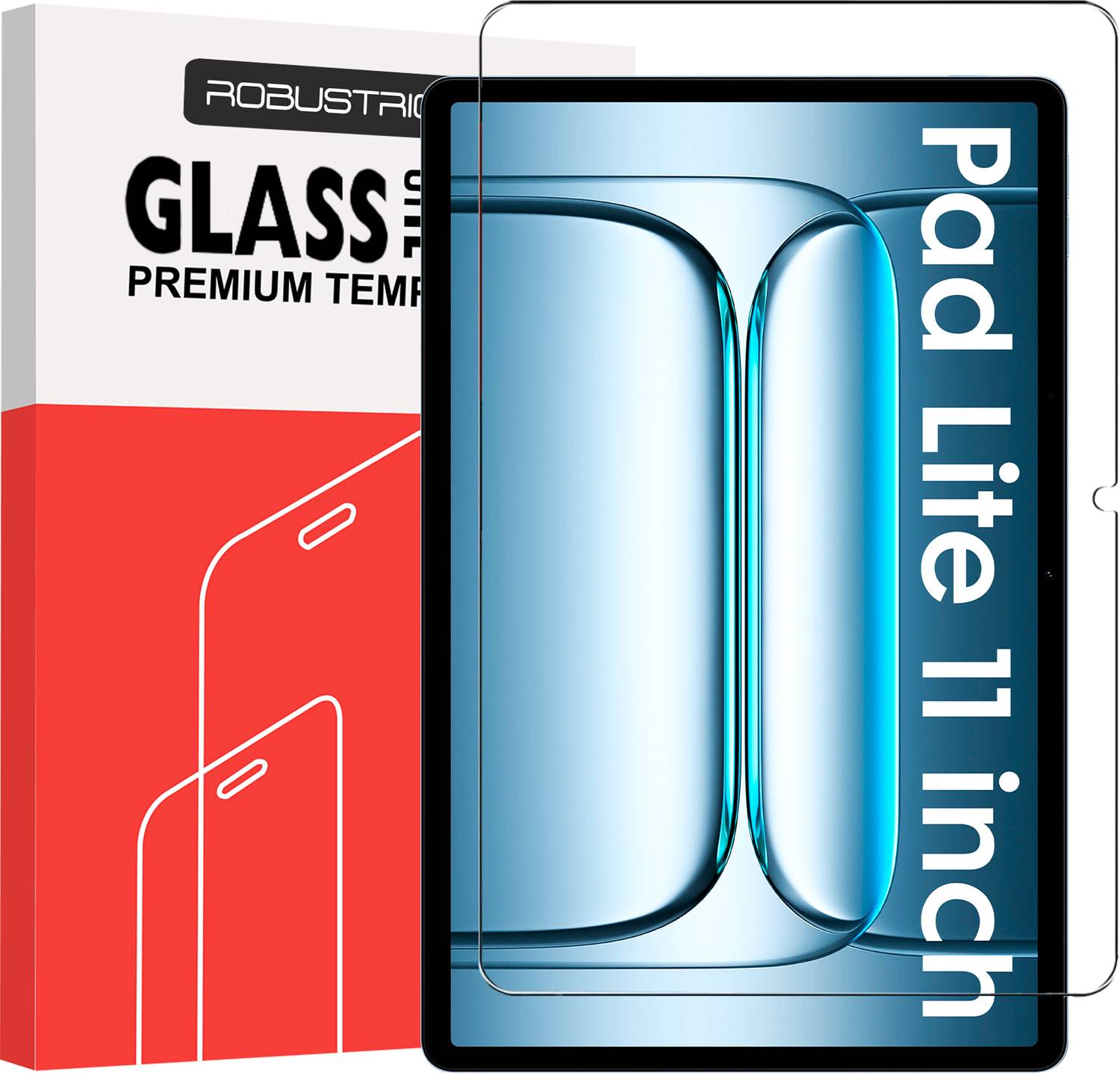 ROBUSTRION Tempered Glass Guard for OnePlus Pad Lite 11 inch