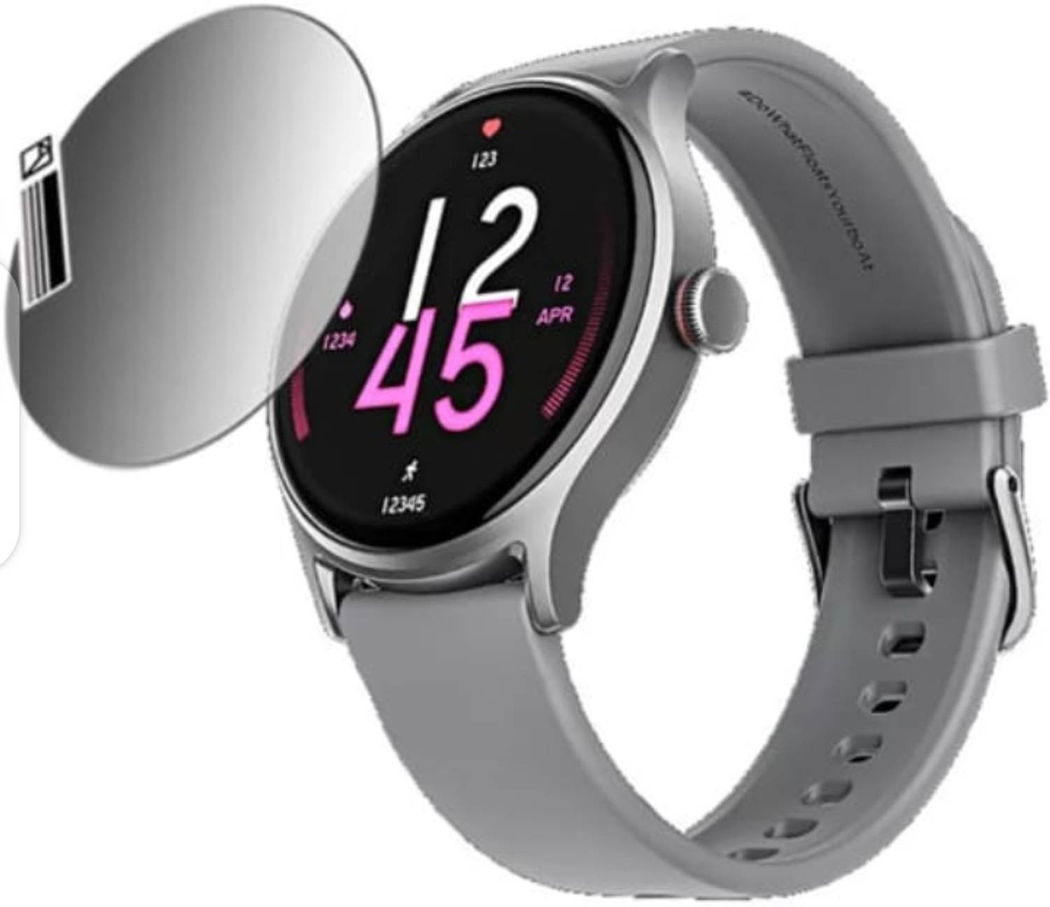 DB Tempered Glass Guard for BOAT LUNAR VISTA SMART WATCH TEMPERED GLASS