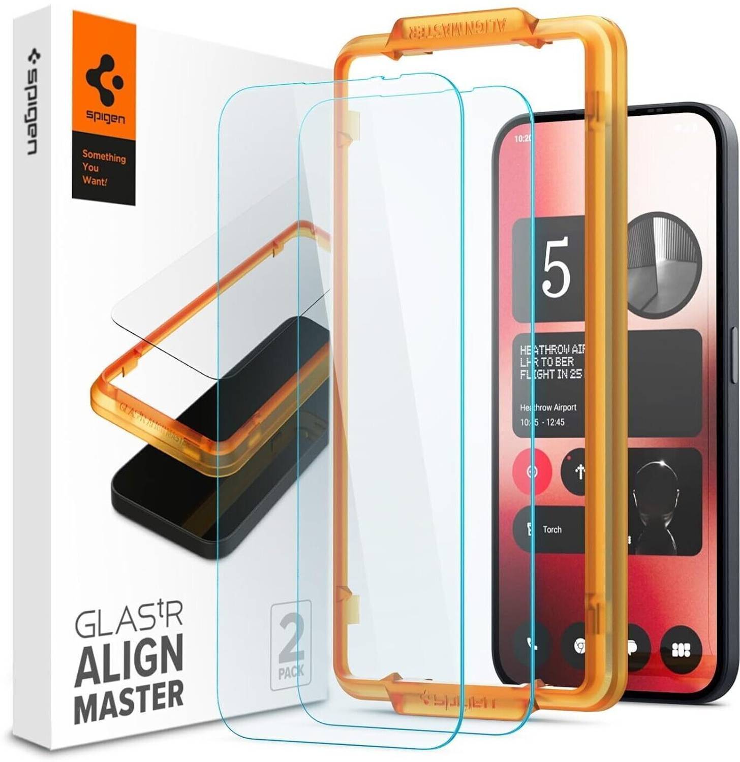 Spigen Tempered Glass Guard for Nothing Phone (2a) (2a) Plus (P