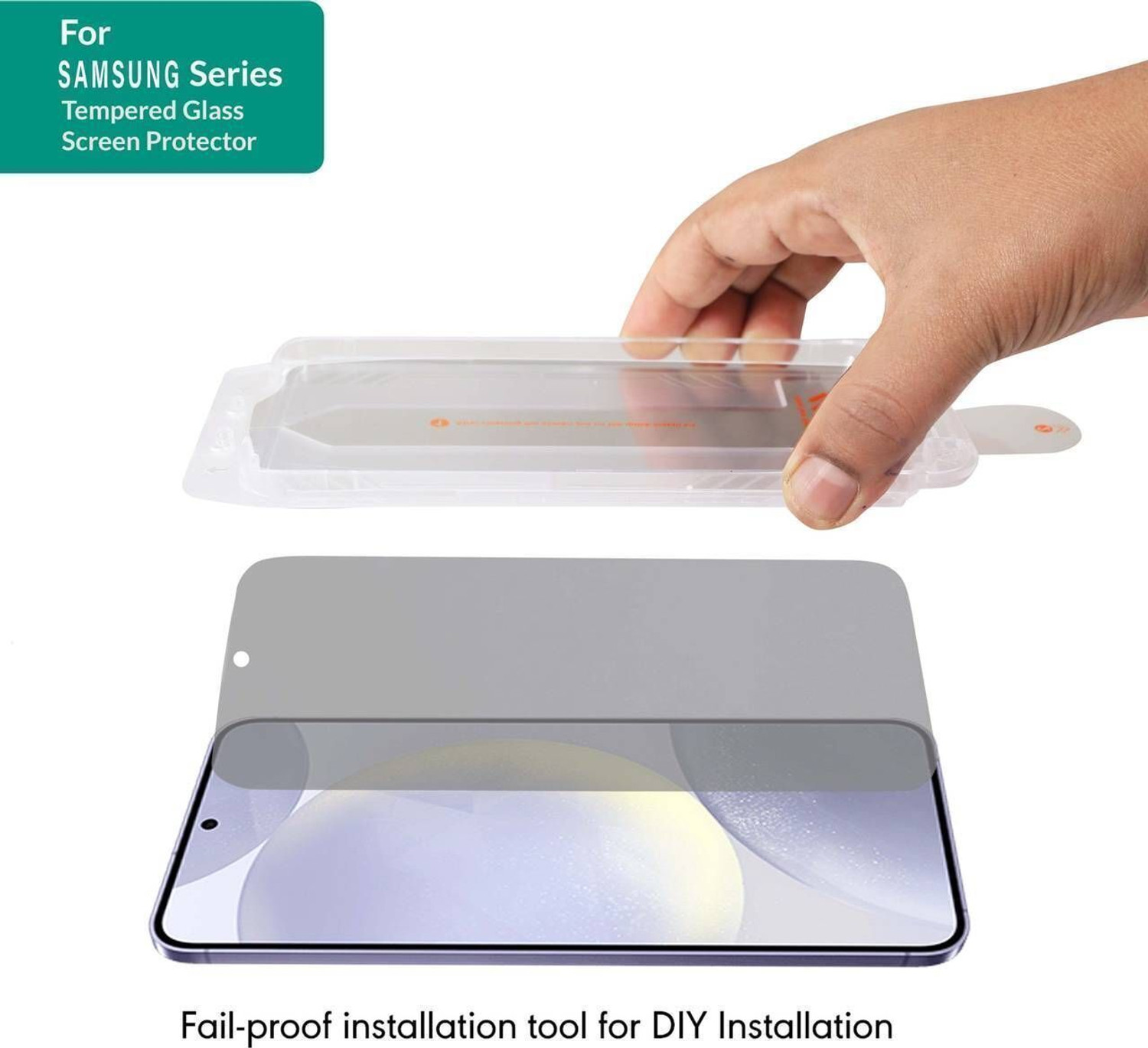 Image of Sprig Screen Guard with Applicator Kit for Samsung Galaxy S24 5G, SAMSUNG Galaxy S24 5G