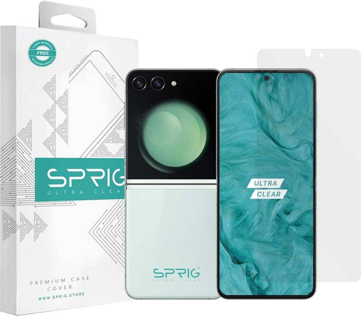 Sprig Tempered Glass Guard for SAMSUNG GALAXY Z FLIP 6, Samsung Z