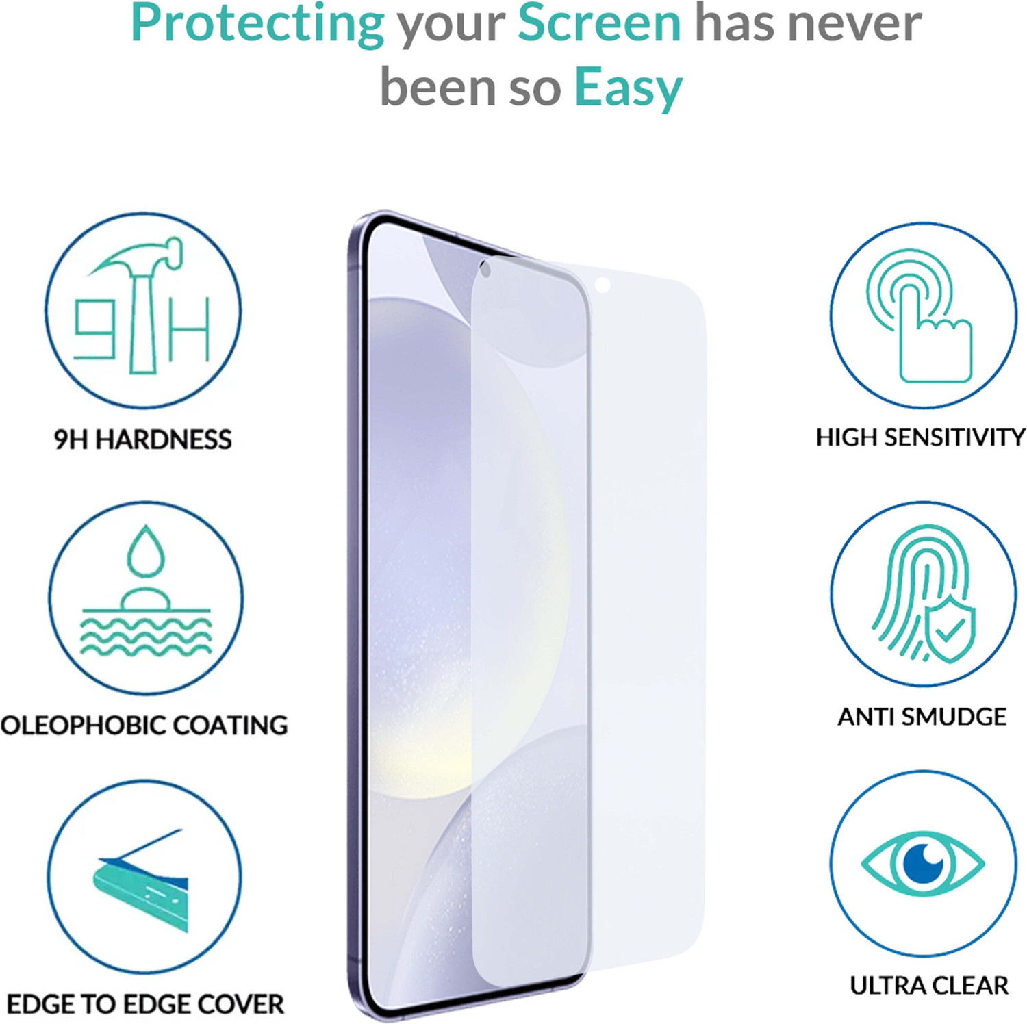 Image of Sprig Tempered Glass Guard for Google Pixel 9 Pro XL, Google xl 9 PRO-XL, GOOGLE PIXEL 9 PRO XL