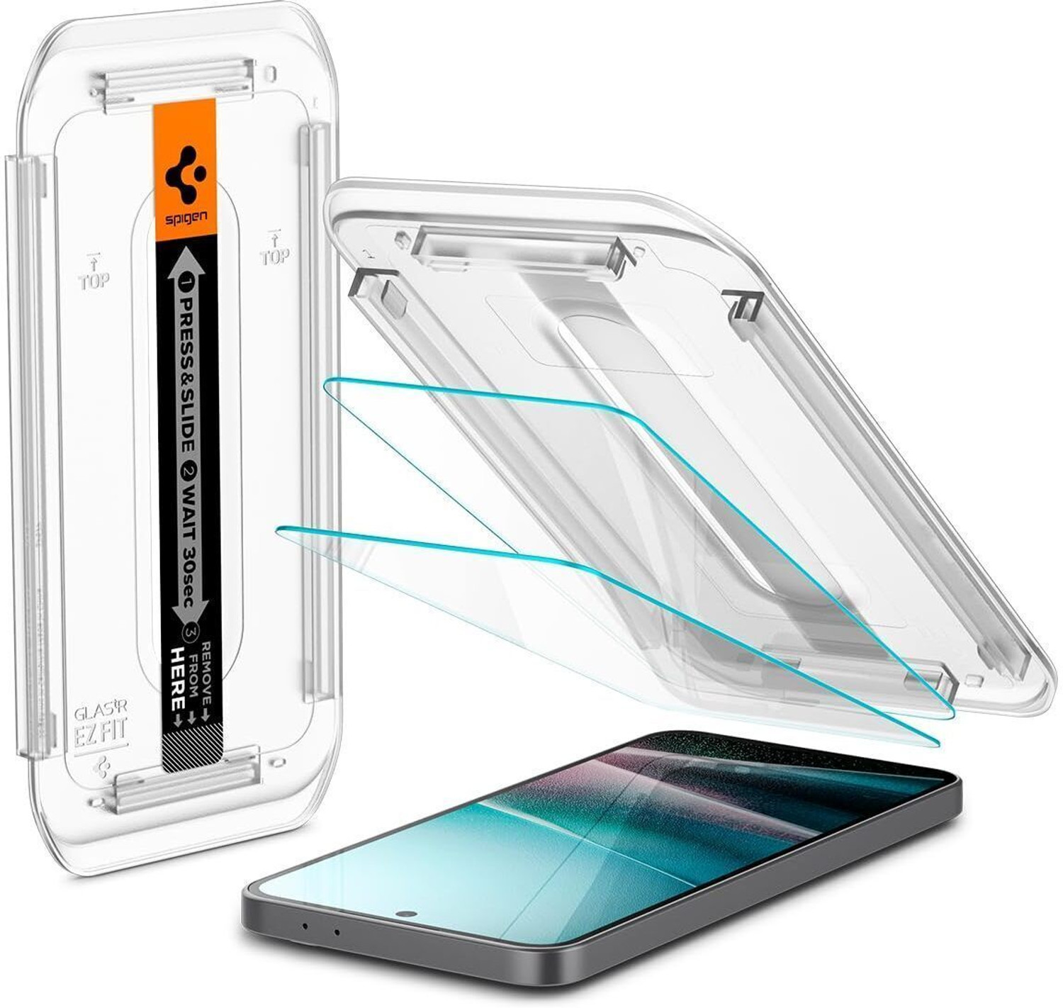 Image of Spigen Screen Guard with Applicator Kit for Samsung Galaxy A37 / A36 5G