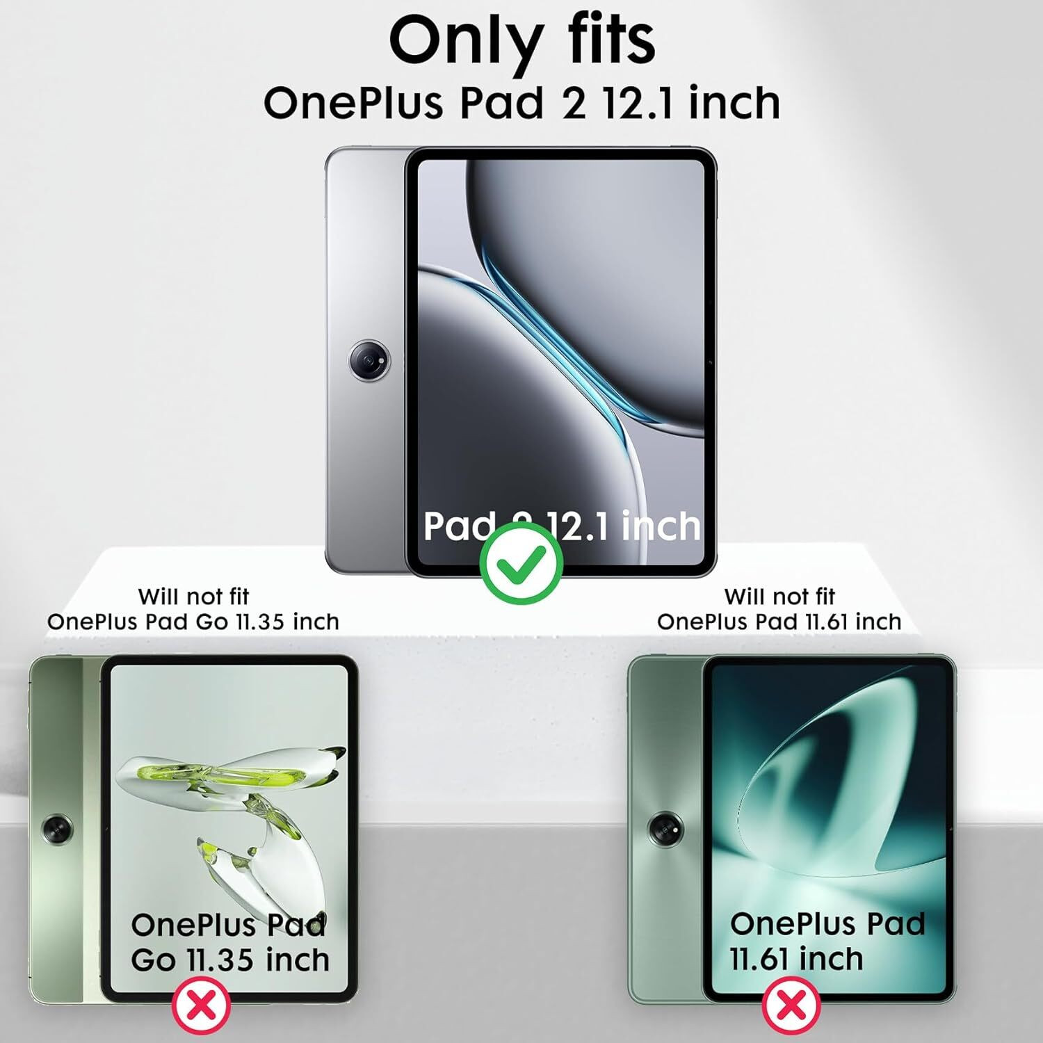 Image of TECHSHIELD Tempered Glass Guard for OnePlus Pad 2 12.1 inch
