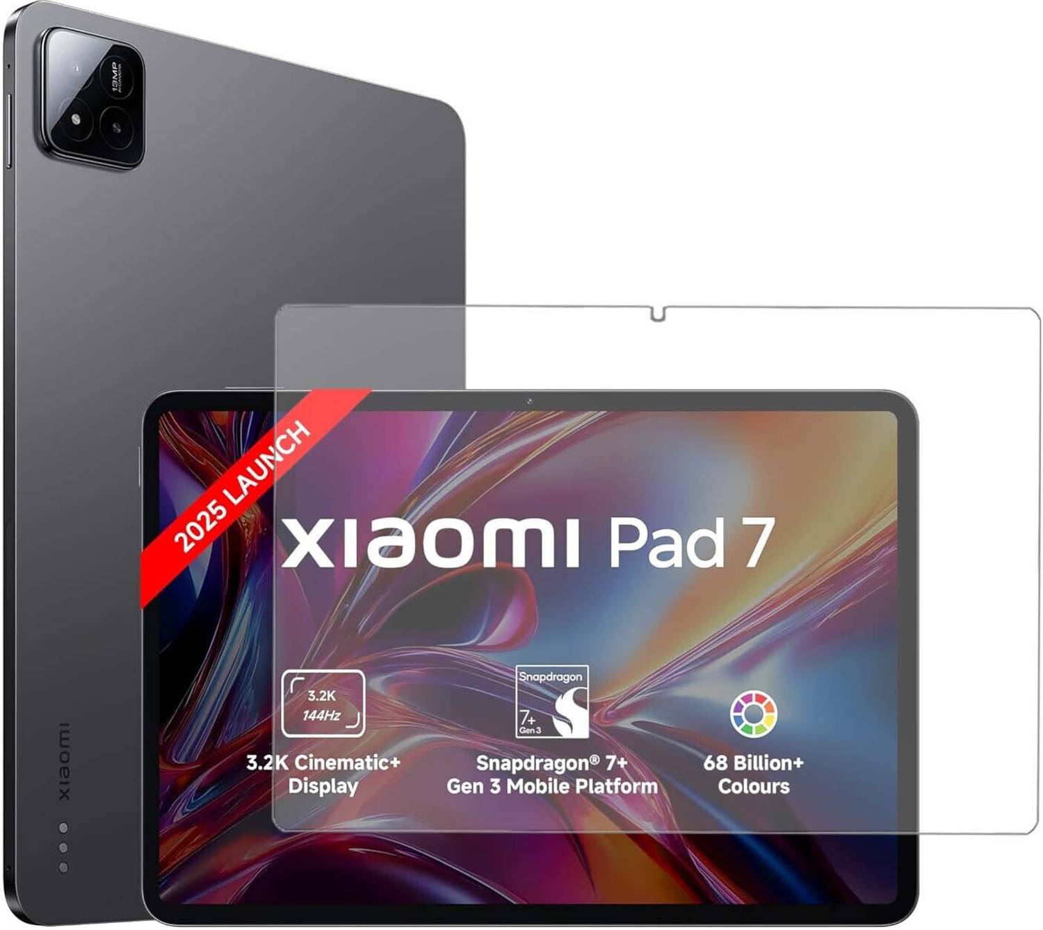 A-Allin1 Tempered Glass Guard for Xiaomi Pad 7 Tablet