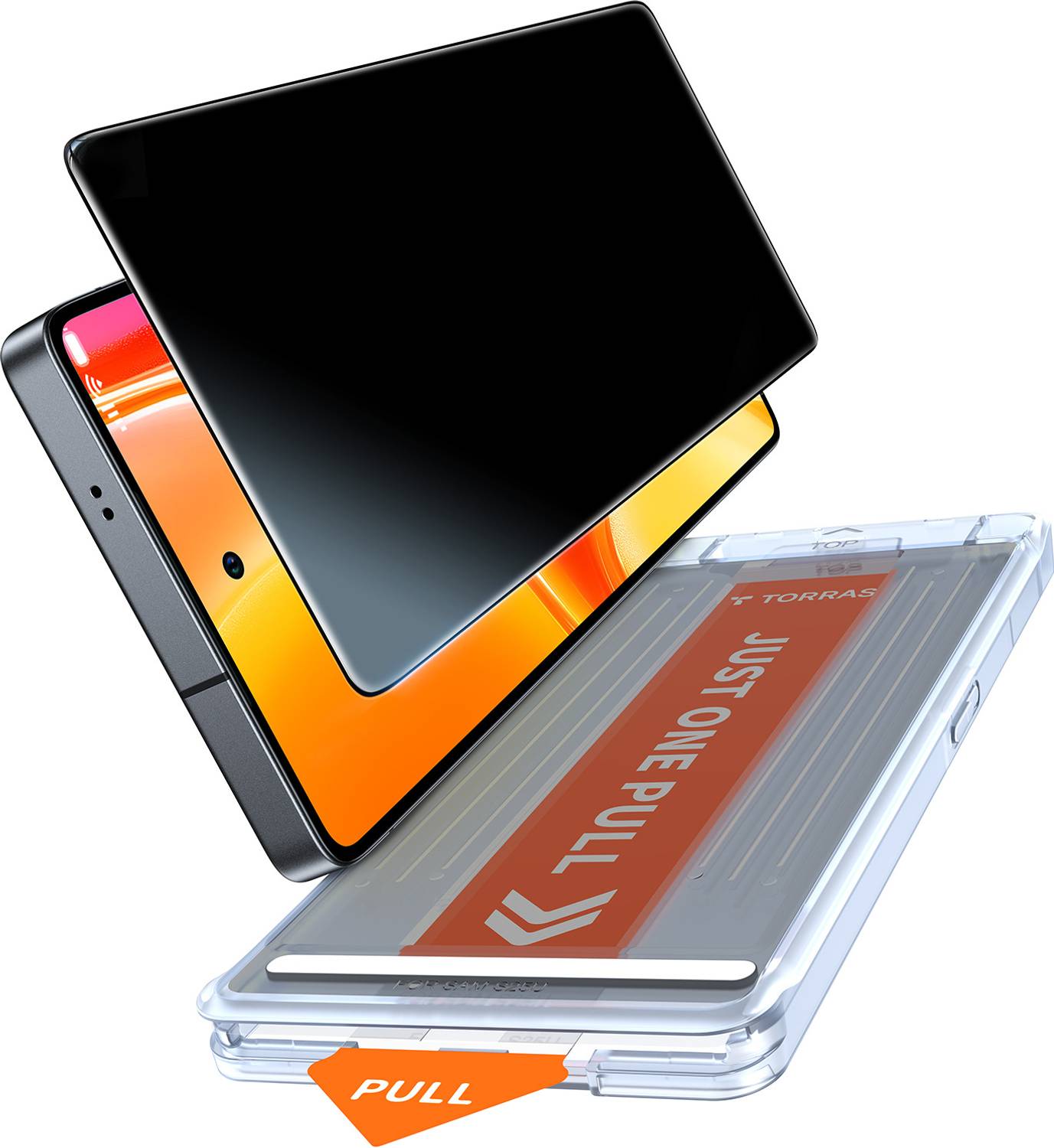 Torras Tempered Glass Guard for 12FT Mil-Grade Shatterproof for S