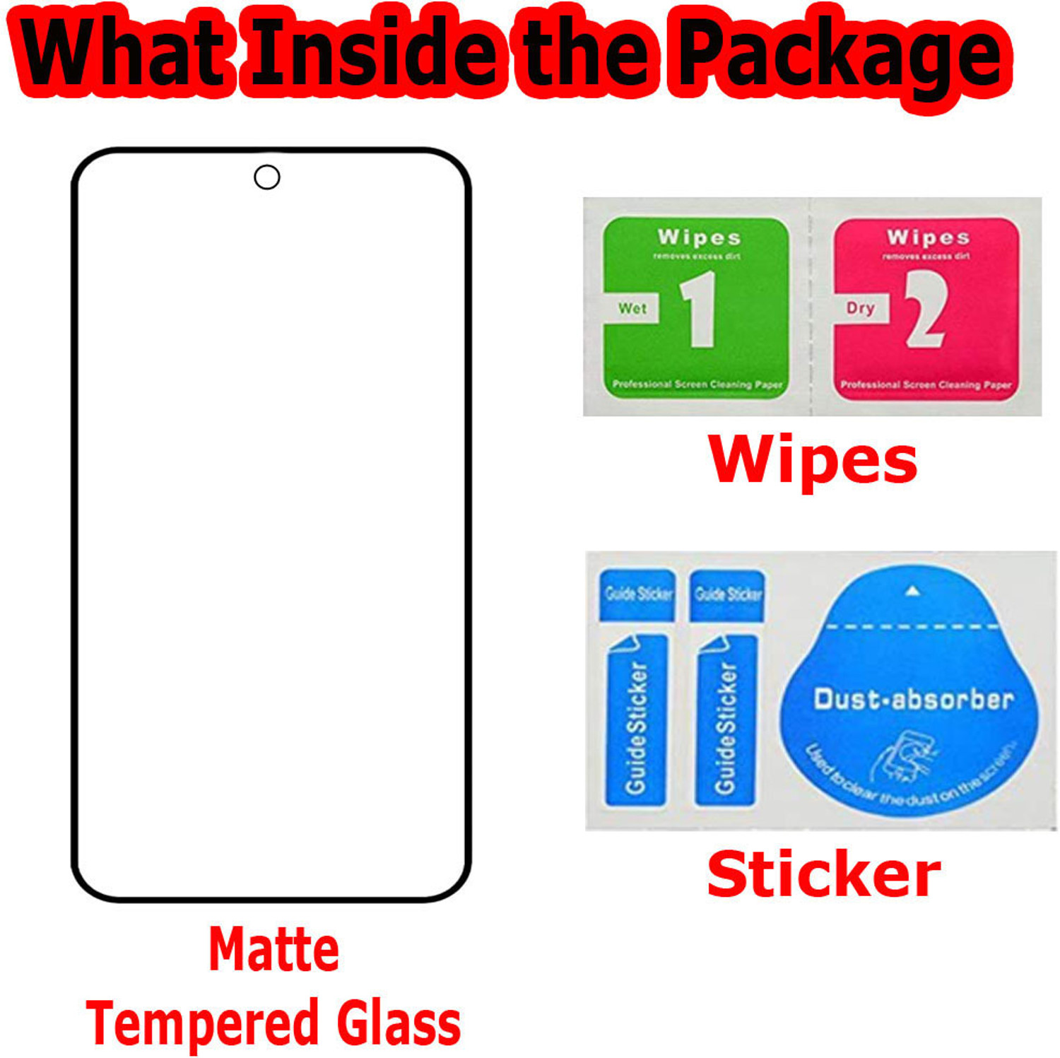 Image of VZZR Tempered Glass Guard for OPPO K12x 5G, OPPO K12x 5G - D Plus / AG Matte Tempered Glass, Gaming Tempered Glass, Anti Fingerprint, 9H Hardness, Matte Screen Protector Guard