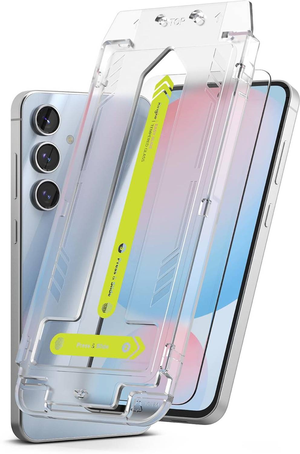 Ringke Tempered Glass Guard for Samsung Galaxy S24 FE (Pack of 2)