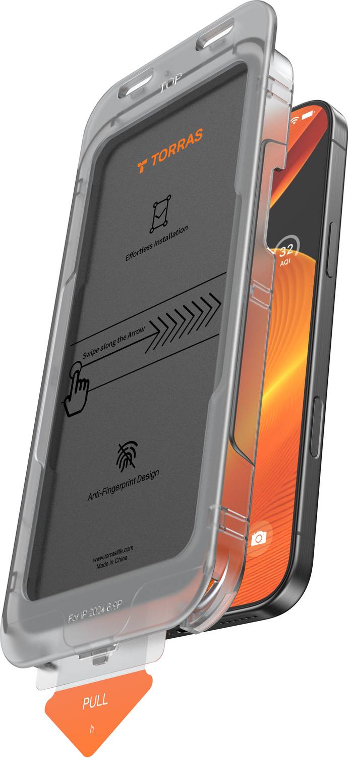 Torras Tempered Glass Guard for iPhone 16 Pro Privacy Screen Prot