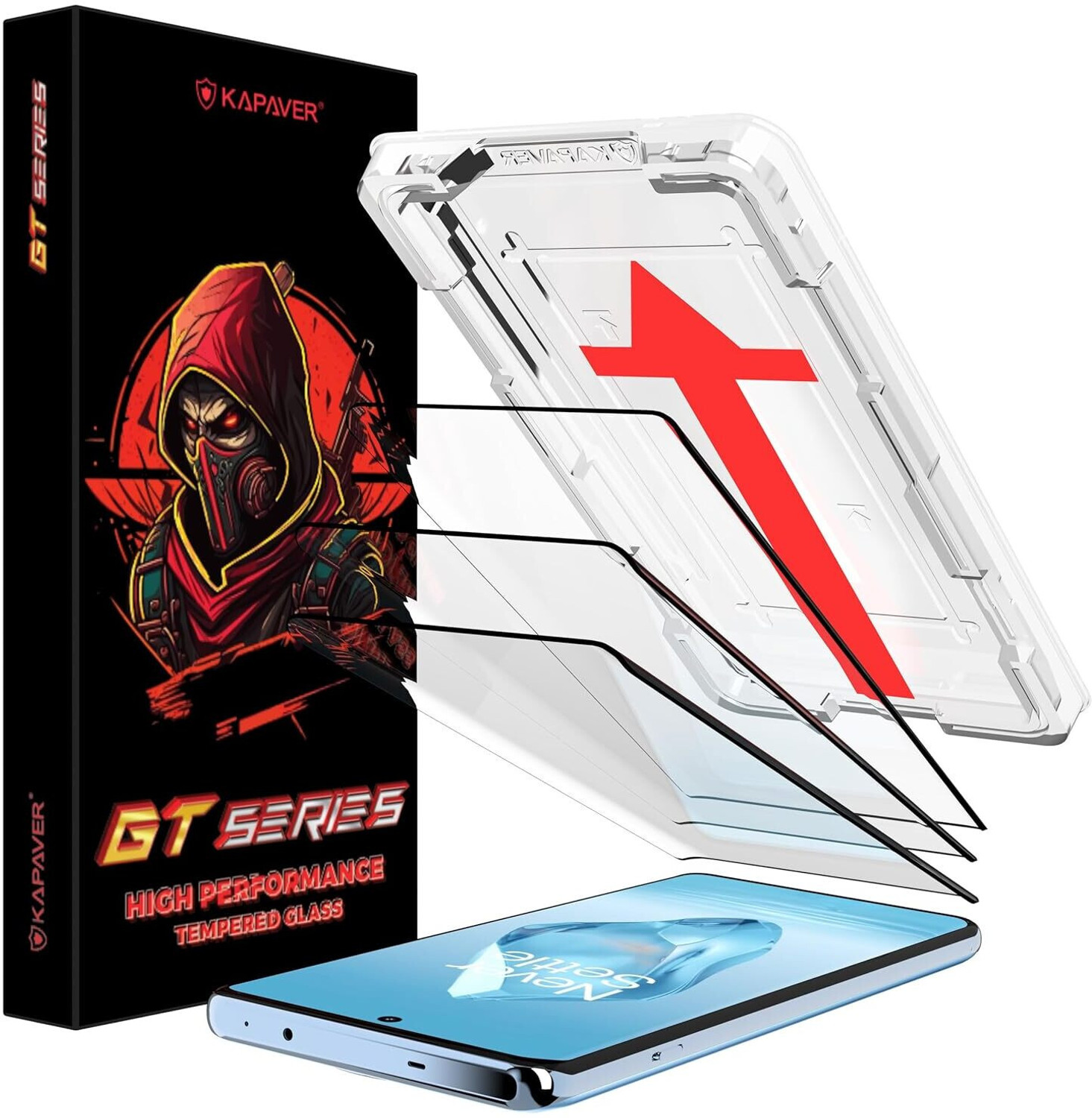 Image of Kapaver Tempered Glass Guard for OnePlus 12R