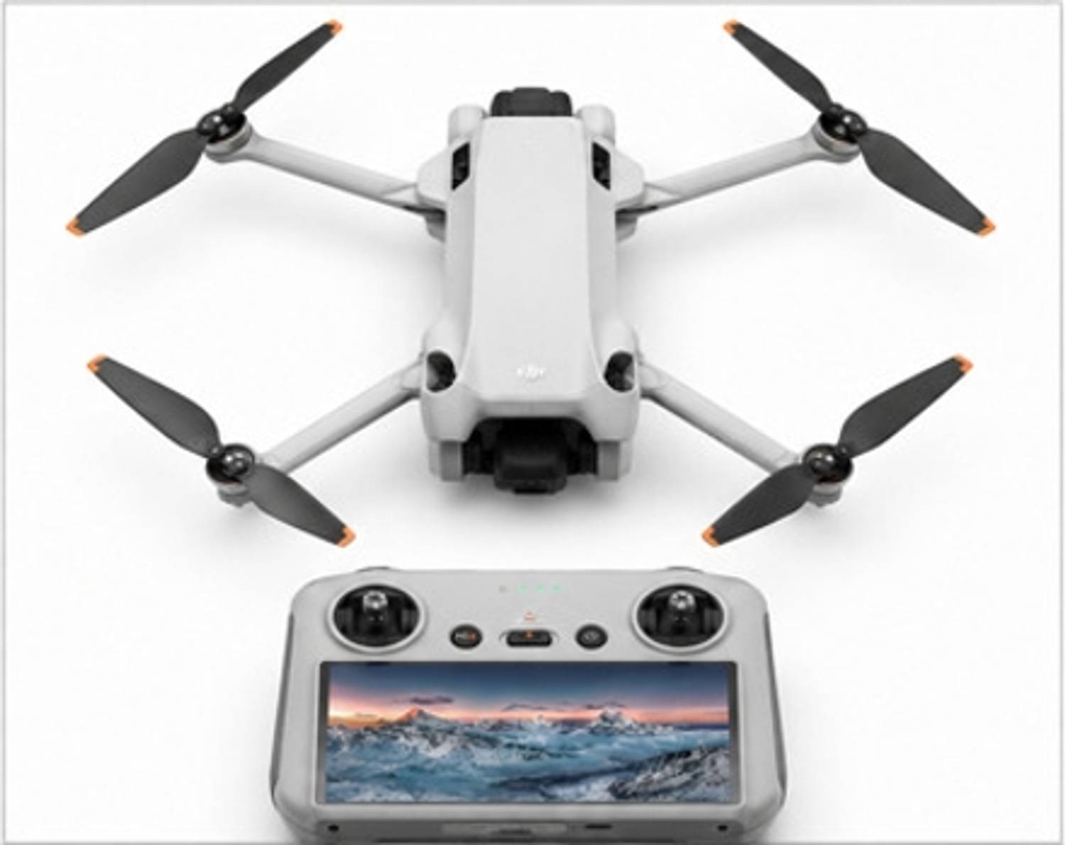 VD Enterprise Edge To Edge Tempered Glass for DJI Air 3S DJI RC 2 Drones | 4K/60fps HDR Video | FocusTrack | MasterShots | 48MP Camera | Foldable Drones