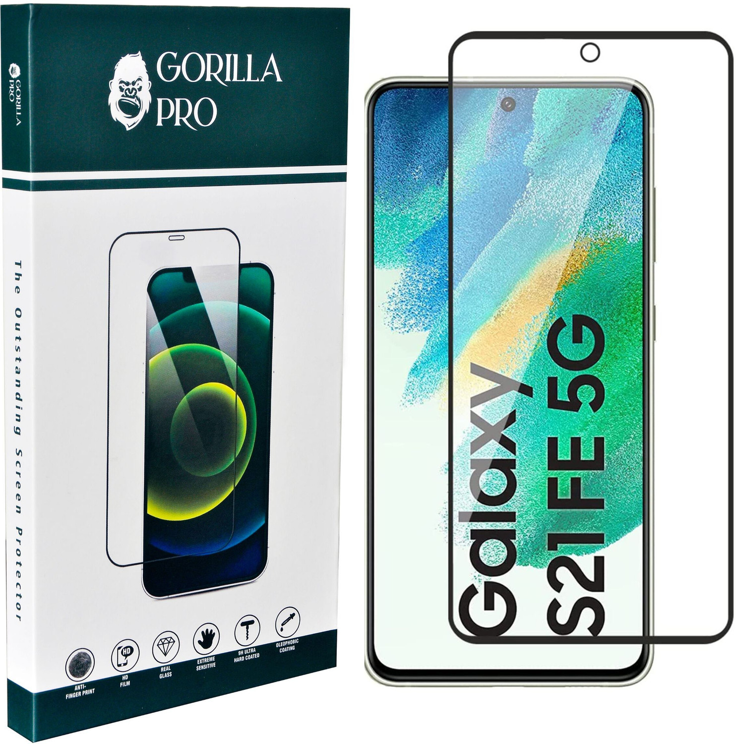 Image of GORILLA PRO Tempered Glass Guard for Samsung Galaxy S21 FE 5G