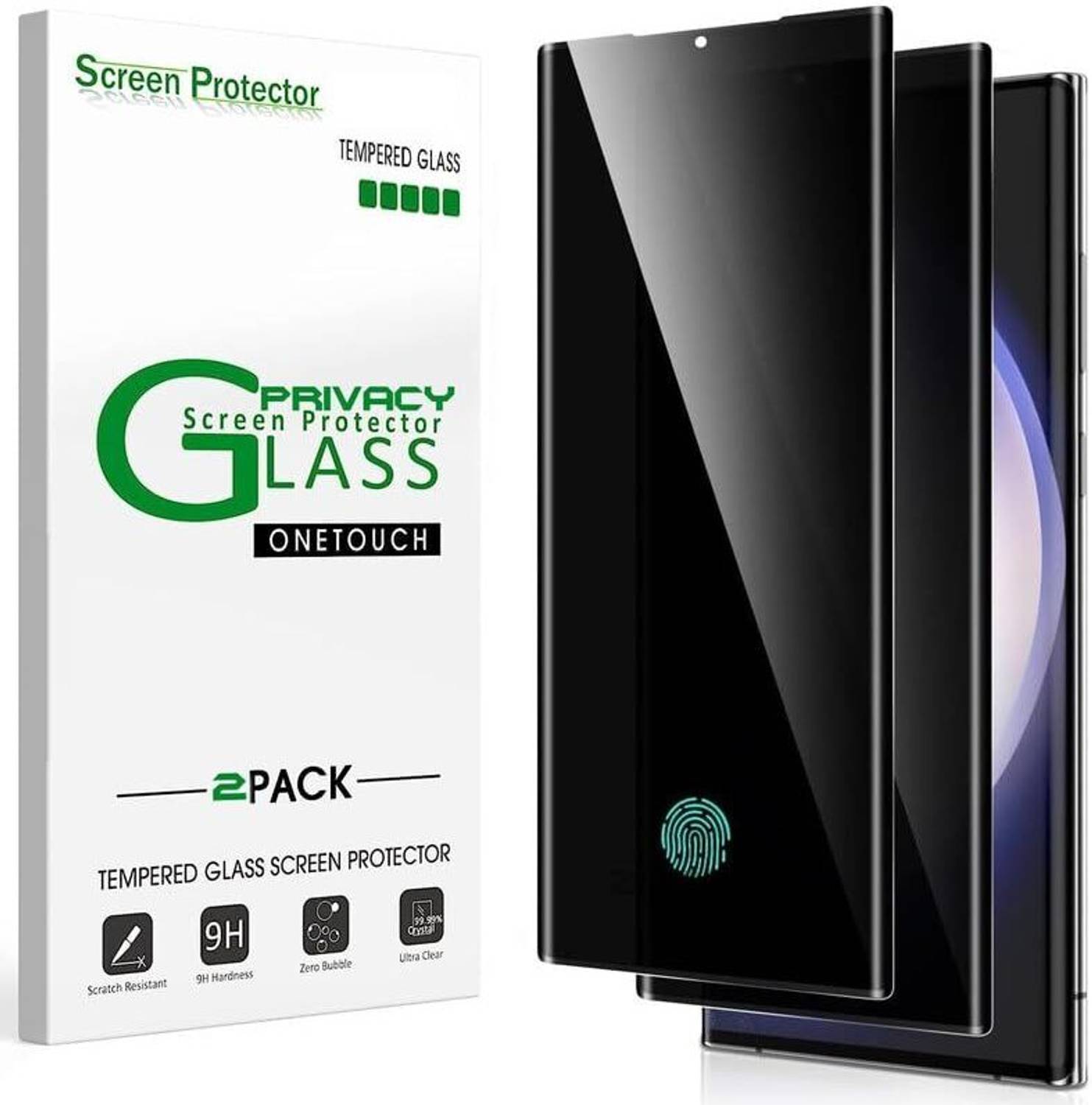 FIRSTPOINT Tempered Glass Guard for Samsung Galaxy S23 Ultra 5G (
