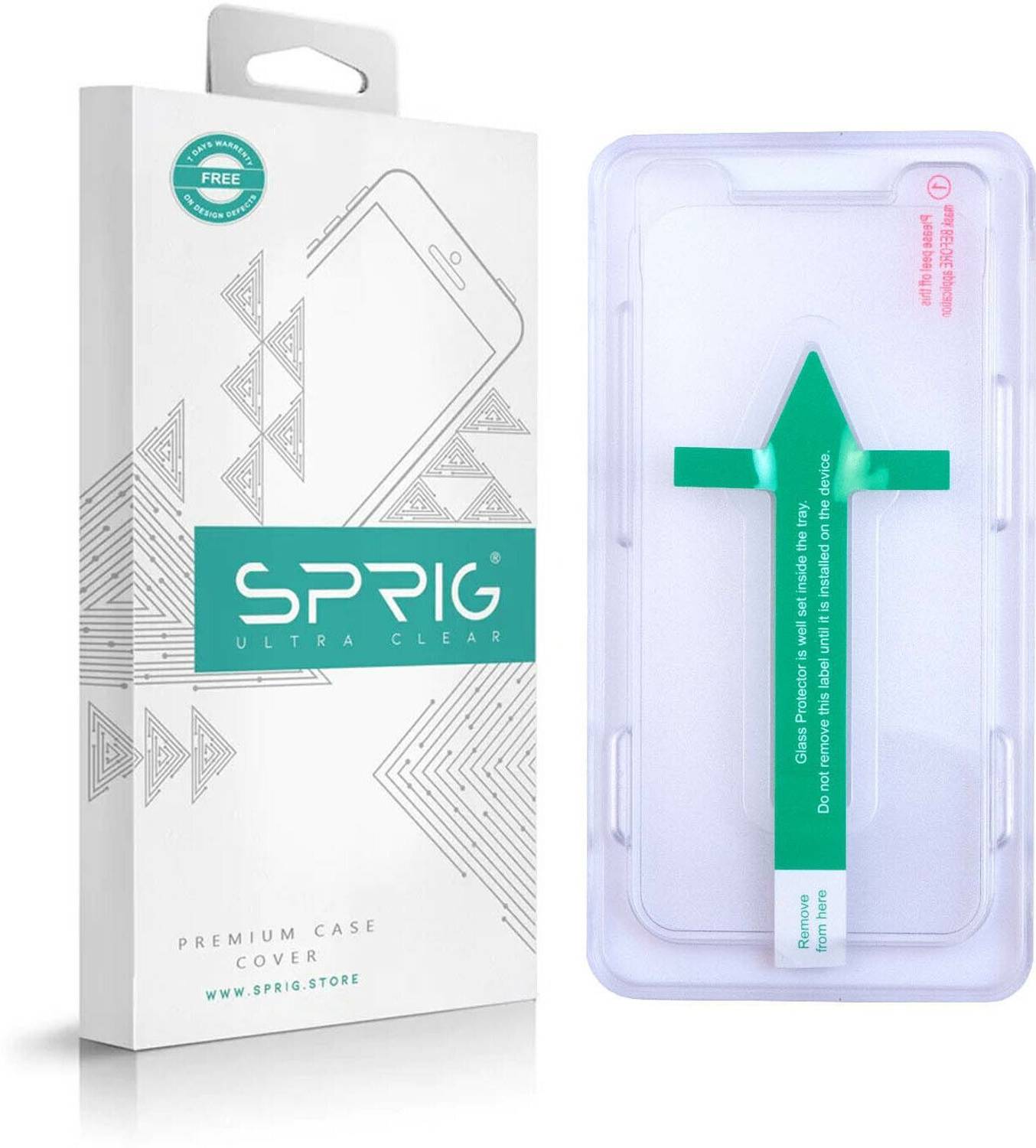 Sprig Tempered Glass Guard for Apple iPhone 14, iPhone 14 (Pack o