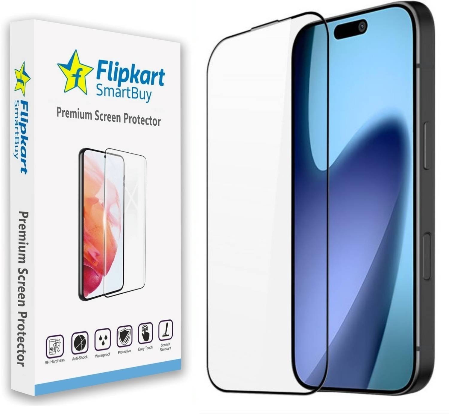 Flipkart SmartBuy Tempered Glass Guard for Apple iPhone 17 (Pack