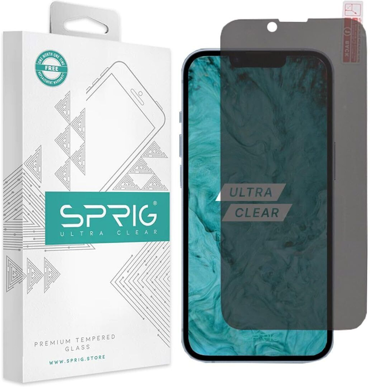 Image of Sprig Tempered Glass Guard for Apple iPhone 14, iPhone 14