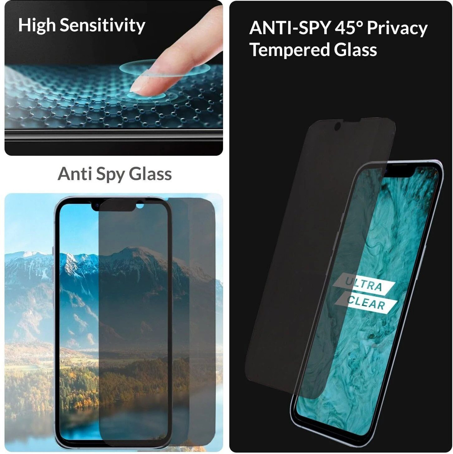 Image of Sprig Tempered Glass Guard for Apple iPhone 14, iPhone 14