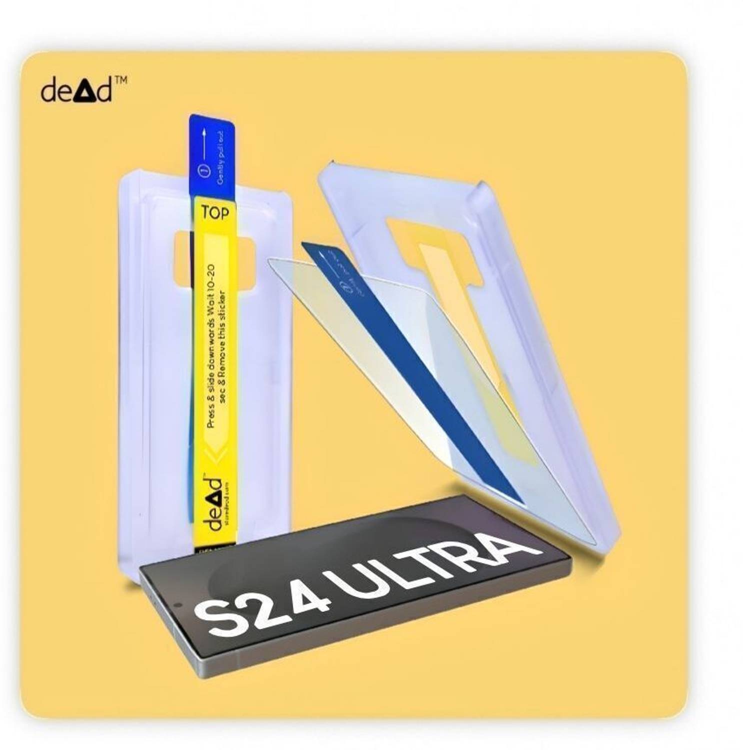dead Tempered Glass Guard for Samsung Galaxy S24 Ultra (Pack of 1