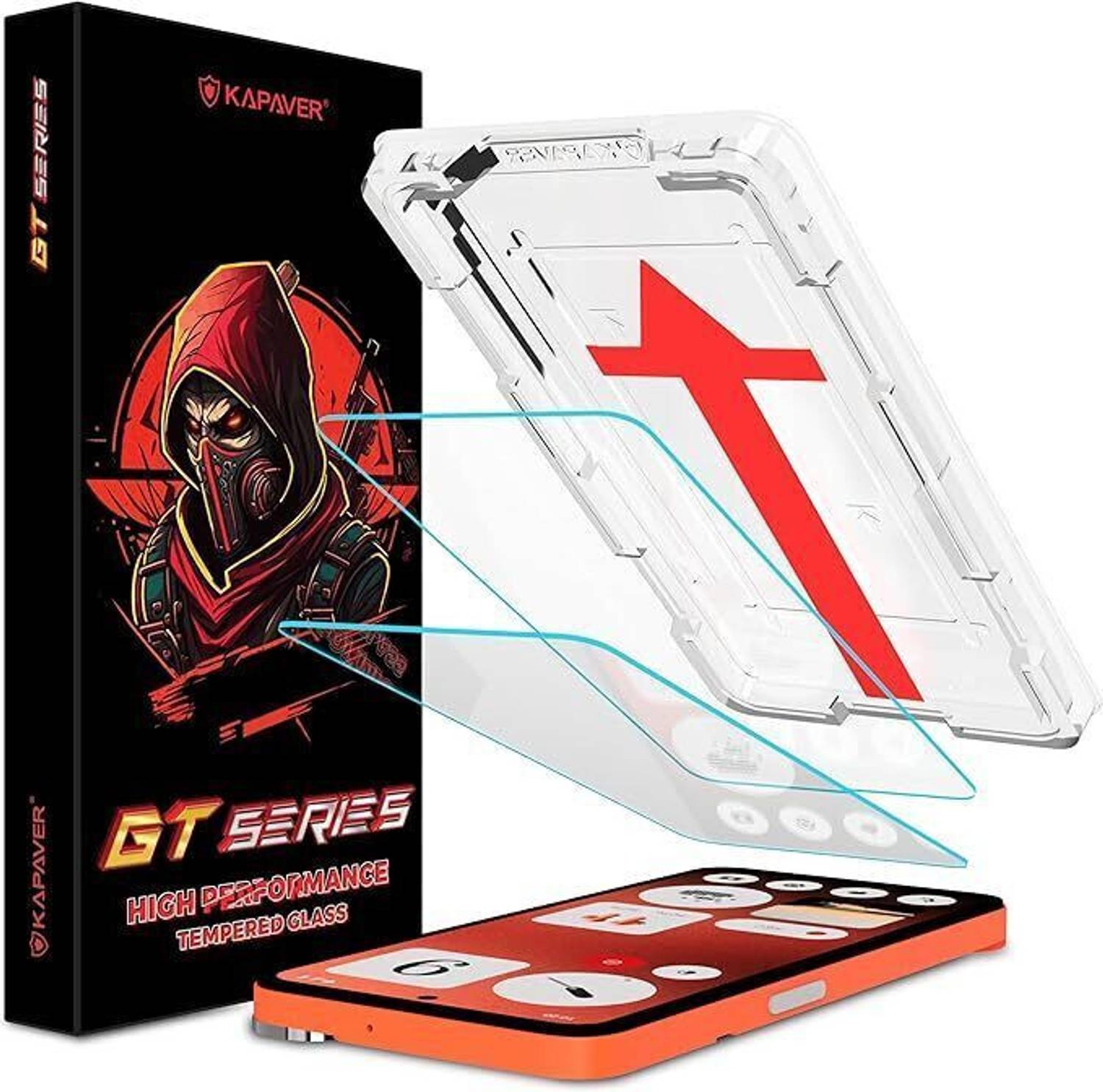 Kapaver Tempered Glass Guard for CMF by Nothing Phone 1 (Pack of