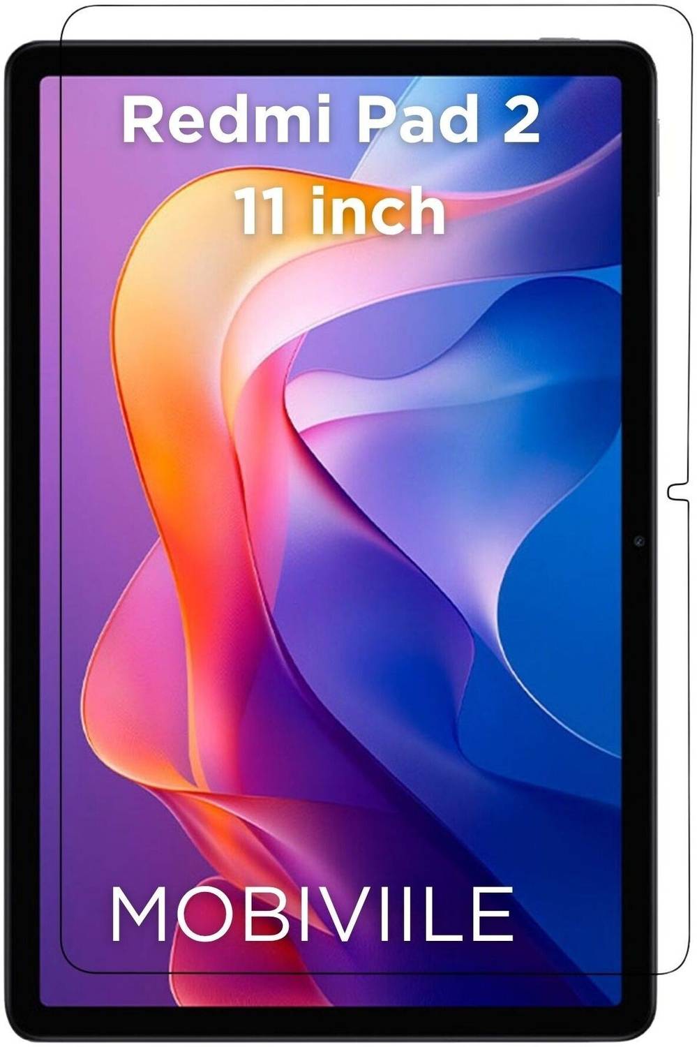 MOBIVIILE Tempered Glass Guard for Redmi Pad 2 11 inch