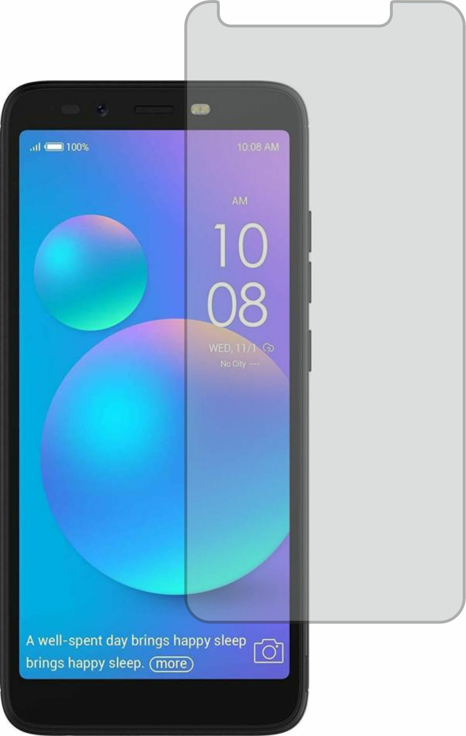 Image of Mobling Tempered Glass Guard for TECNO CAMON I SKY 2 (AntiGlare Matte)