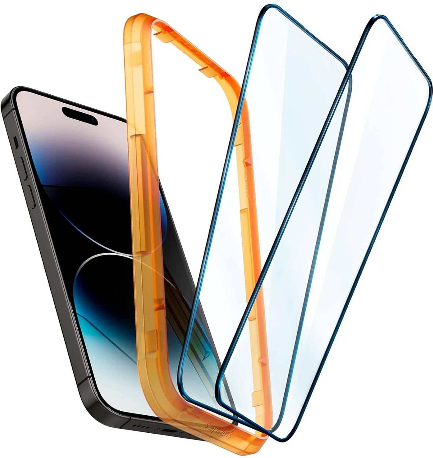 Spigen Tempered Glass Guard for Apple iPhone 14 Pro (Pack of 2)