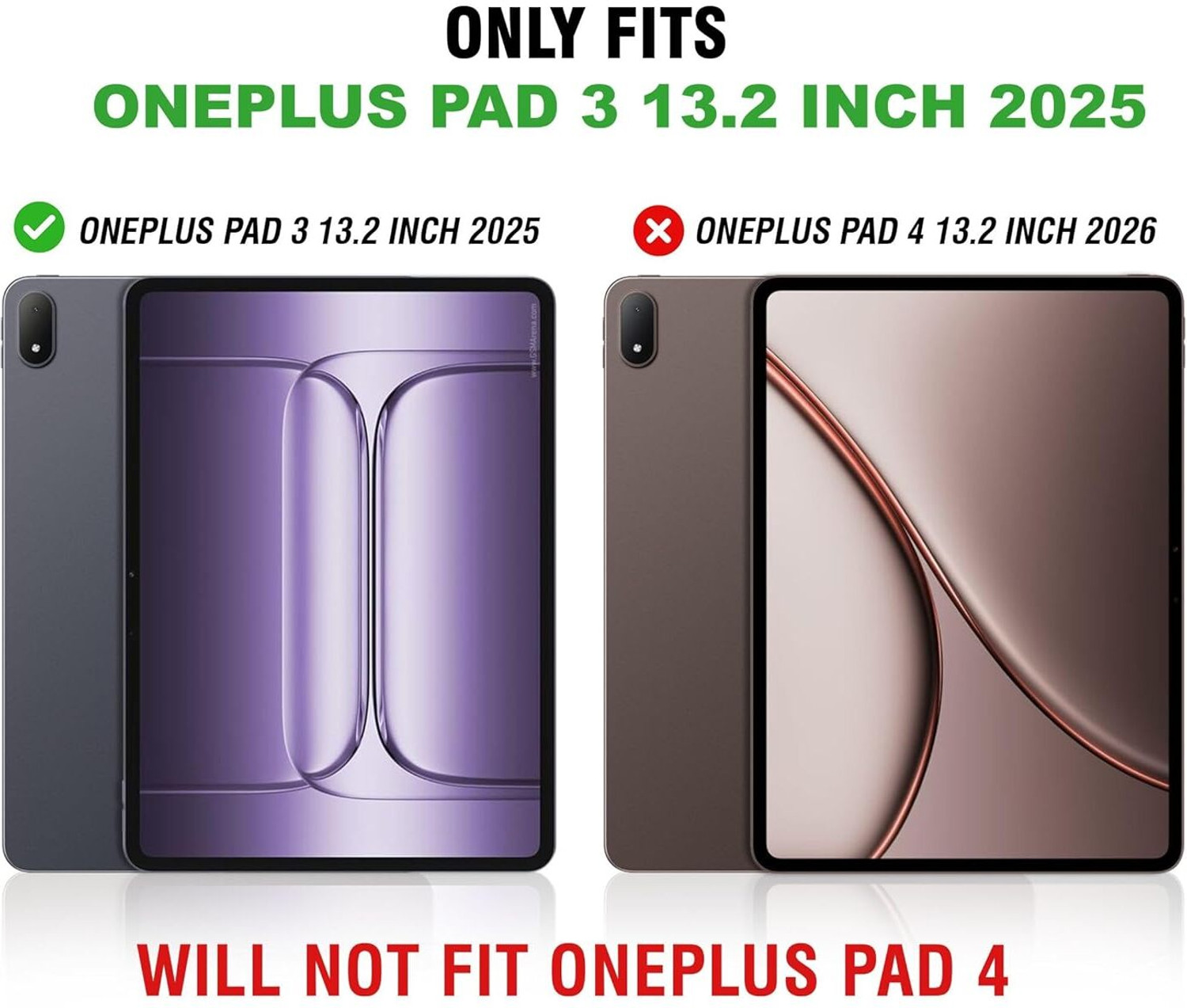 Image of Proelite Flip Cover for OnePlus Pad 3 13.2 inch 2025 case, Soft Flexible Flip Case with Pen Holder [Recoil Series]