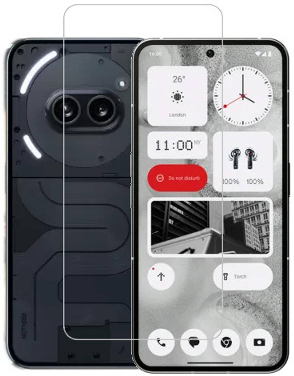 ojucase Tempered Glass Guard for Nothing Phone (2a) 5G, Nothing P