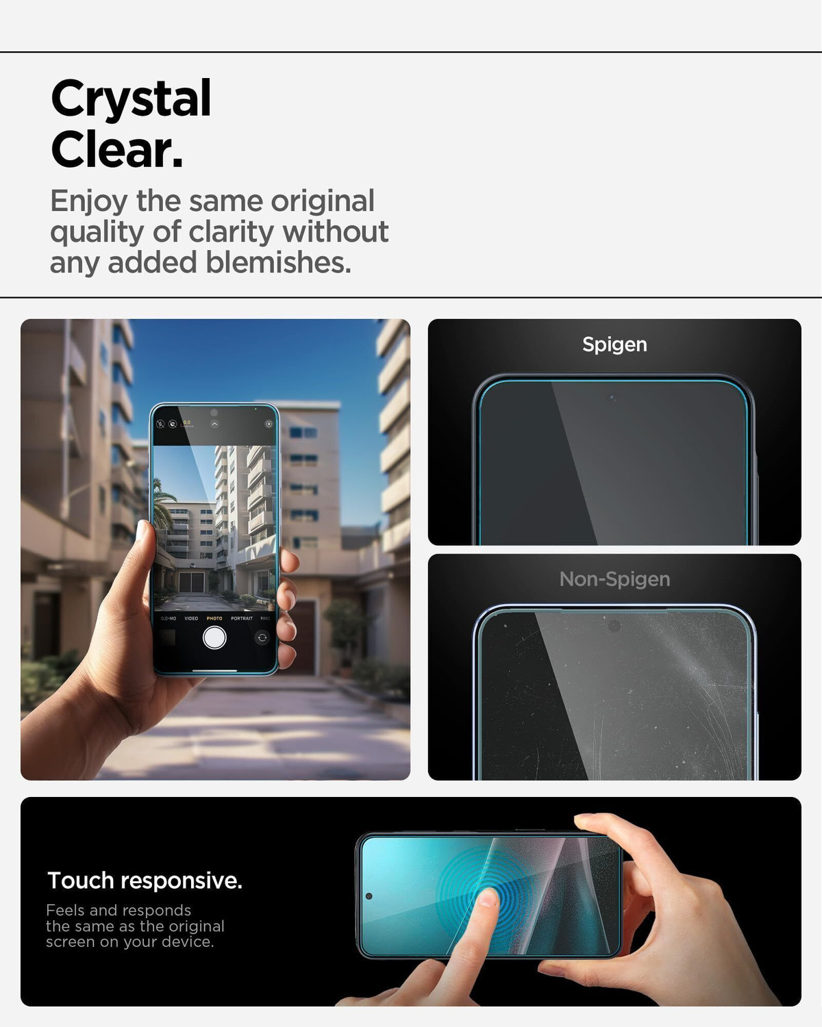 Image of Spigen Screen Guard with Applicator Kit for Samsung Galaxy A37 / A36 5G