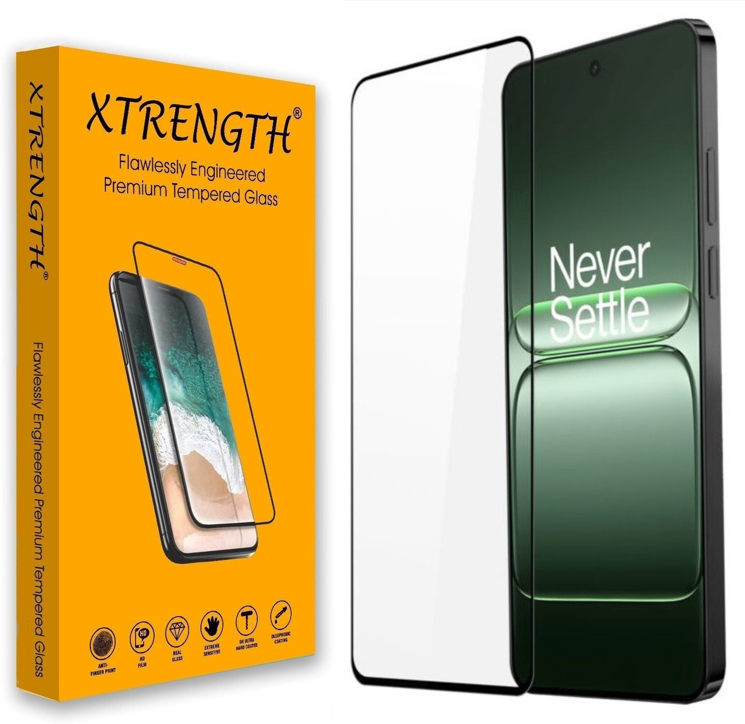 Image of XTRENGTH Tempered Glass Guard for OnePlus Nord CE5 5G