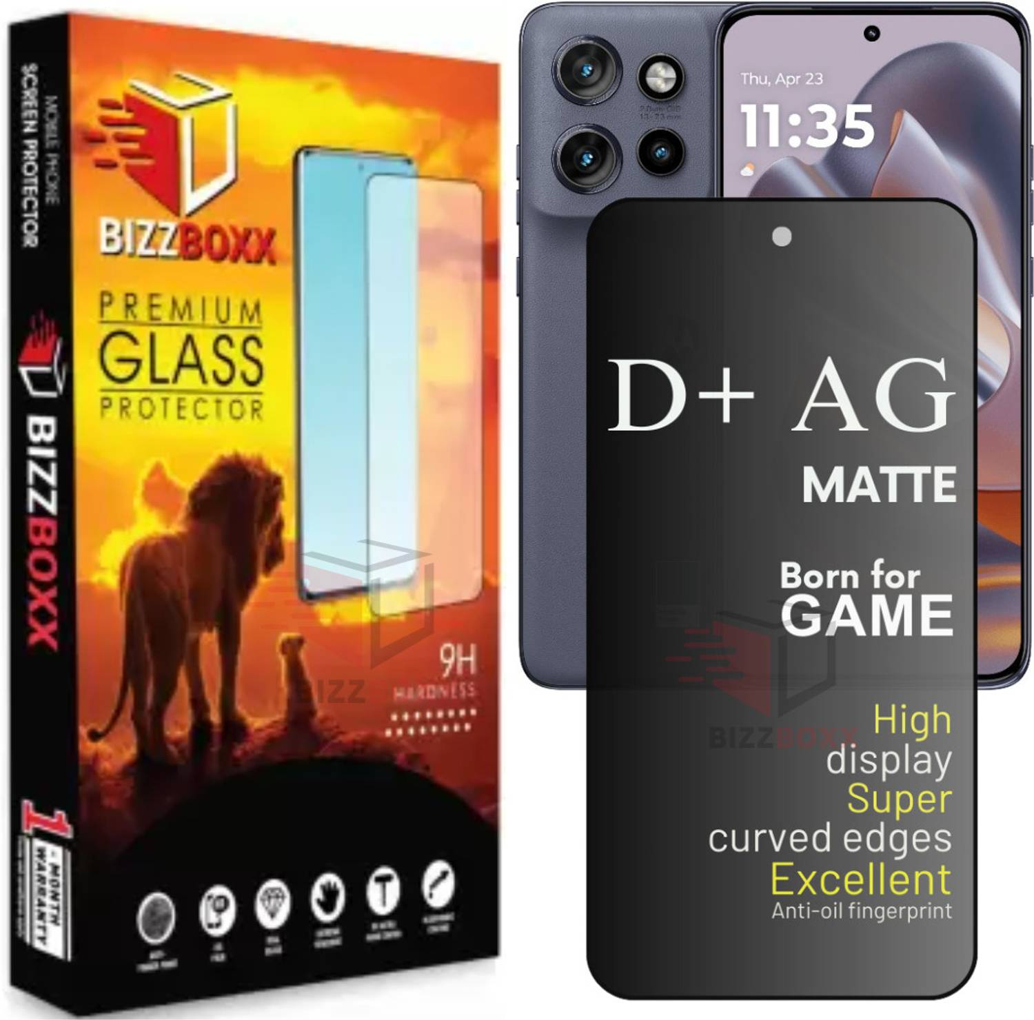 BizzBoxx Tempered Glass Guard for temper glass