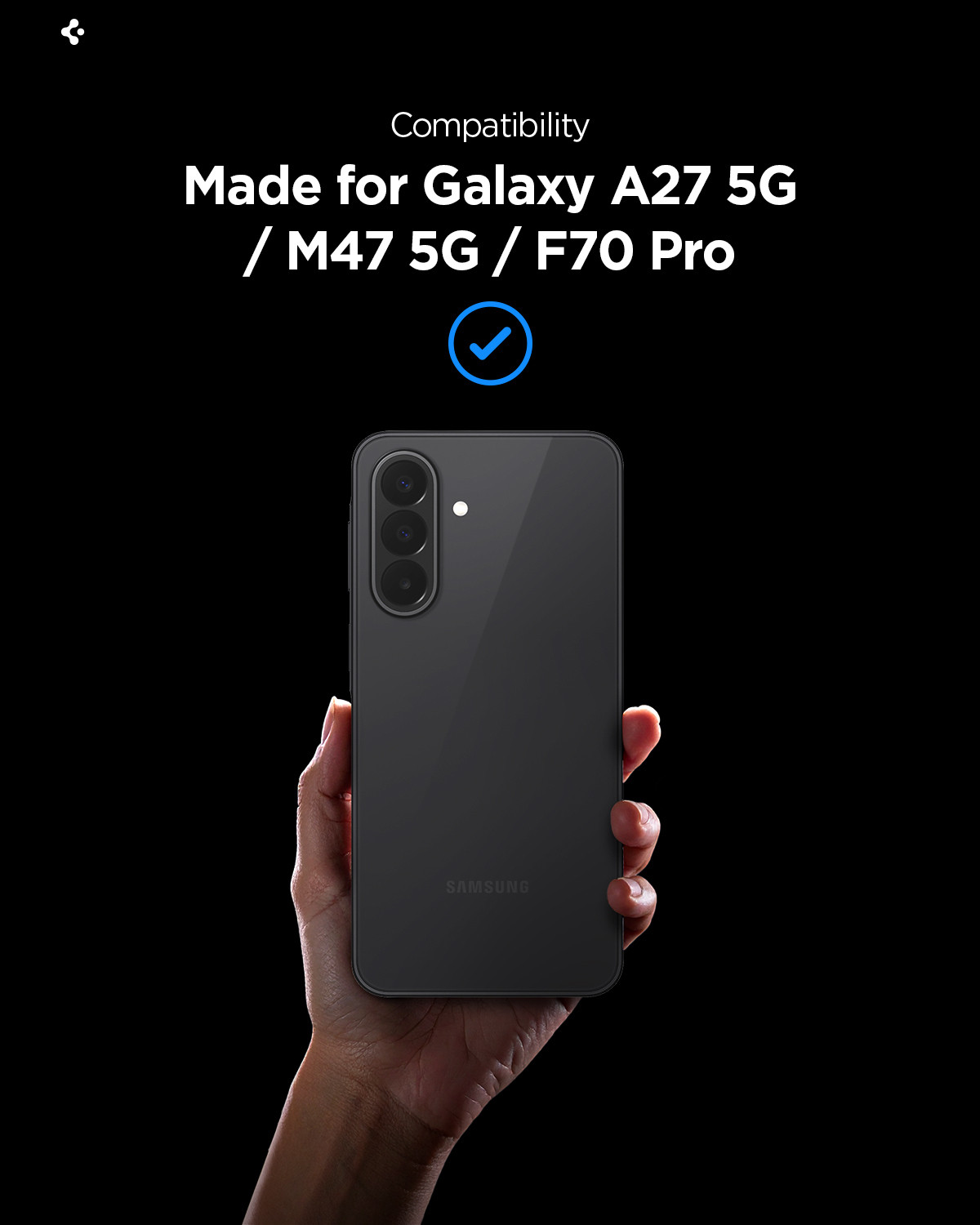 Image of Spigen Tempered Glass Guard for Galaxy A27 5G, Galaxy M47 5G, Galaxy F70 Pro 5G