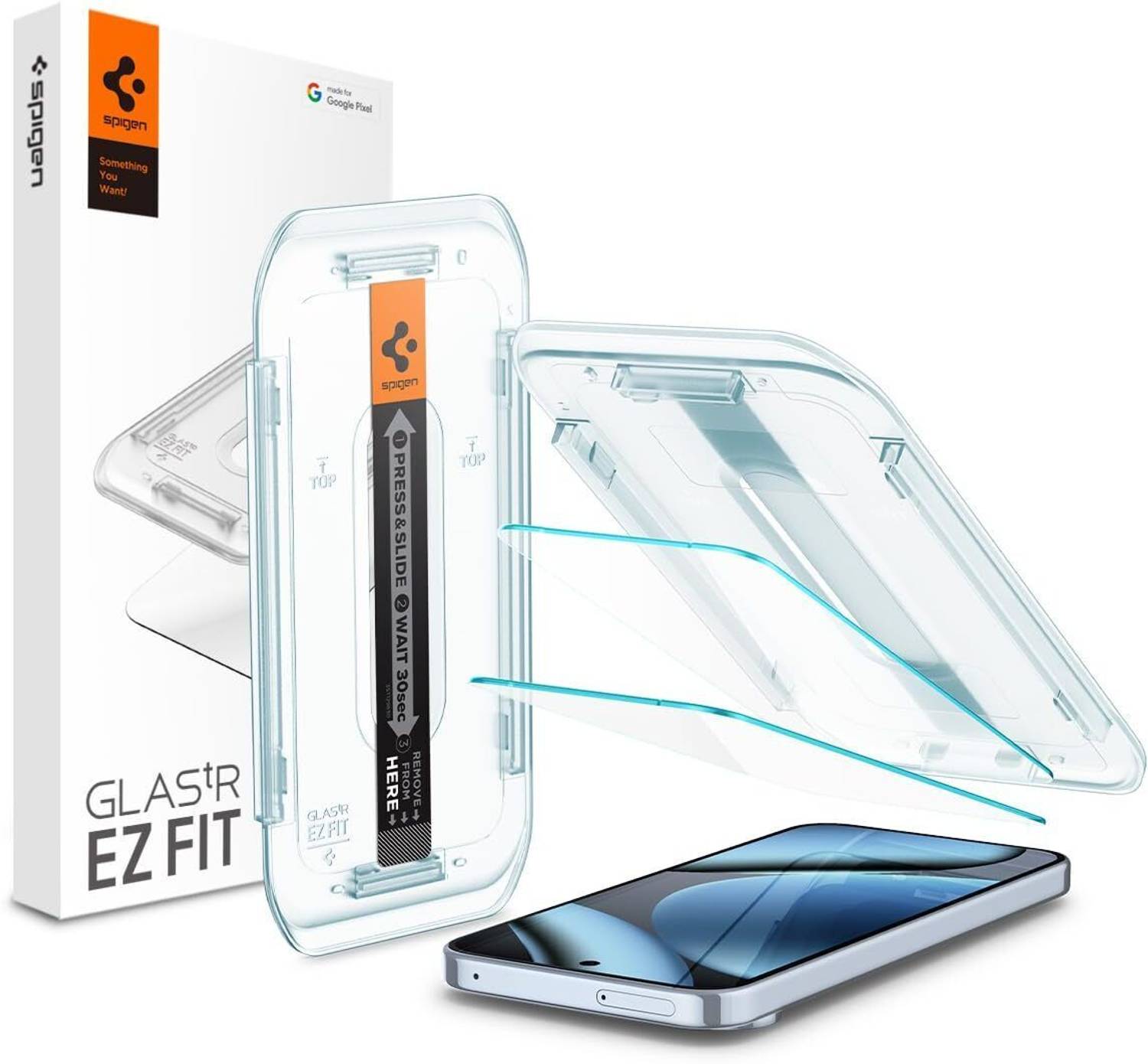 Spigen Screen Guard with Applicator Kit for Pixel 10 Pro, Pixel 10, Pixel 9 Pro, Pixel 9