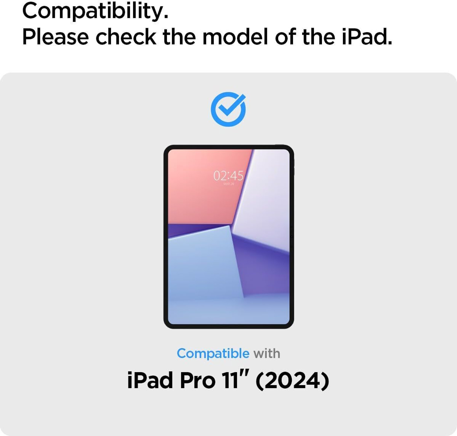 Image of Spigen Tempered Glass Guard for Apple iPad Pro 11 inch(2024)