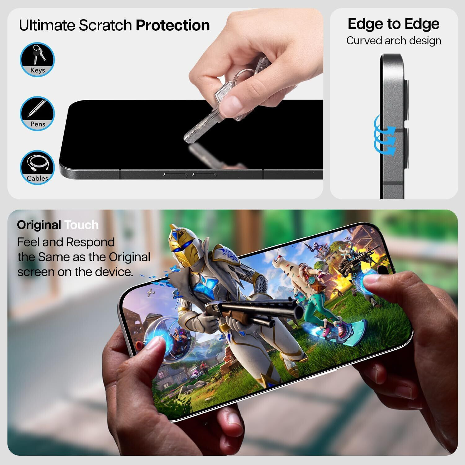 Image of Kapaver Screen Guard with Applicator Kit for Nothing Phone 2