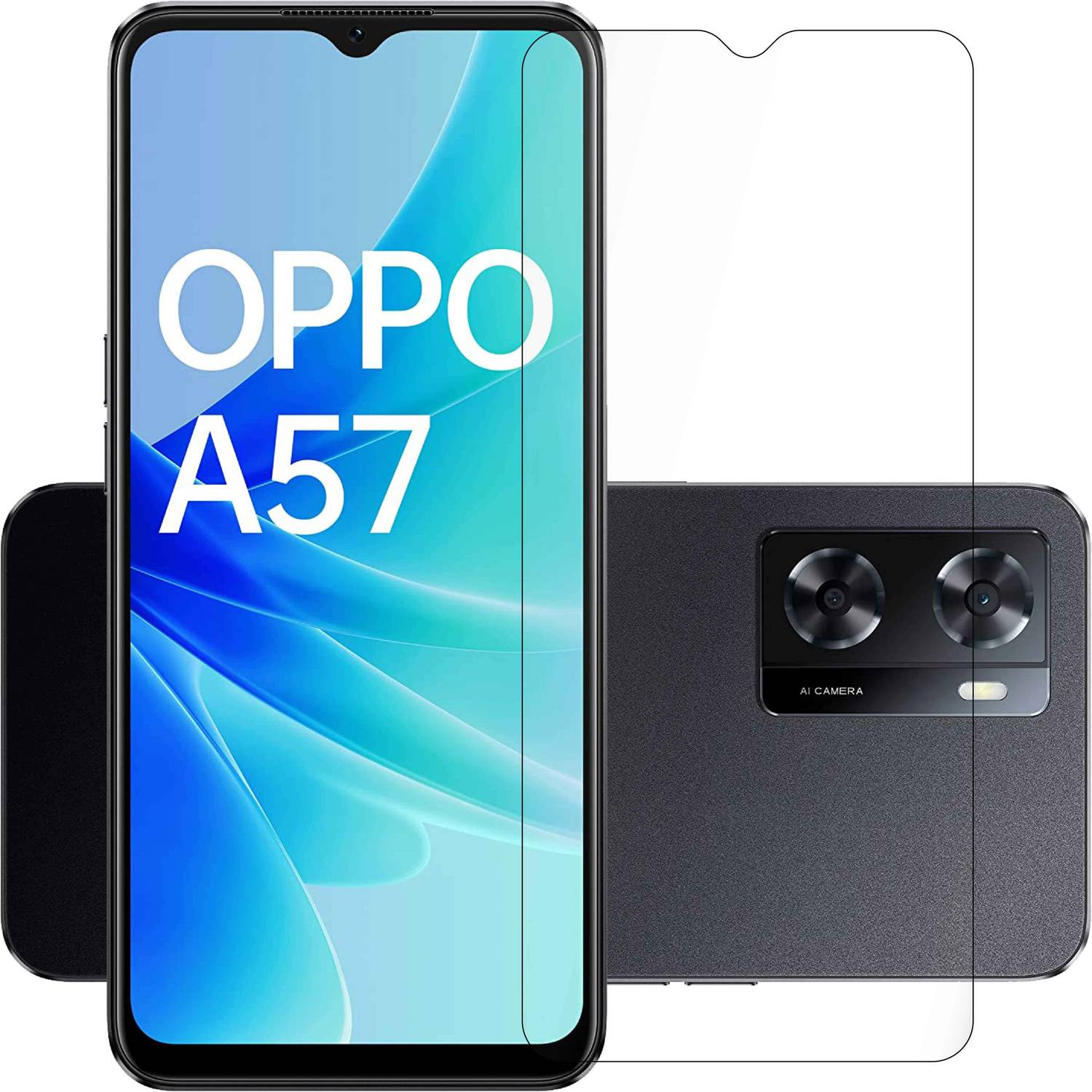 AGRSHI Tempered Glass Guard for Oppo A57, A57, Oppo A77