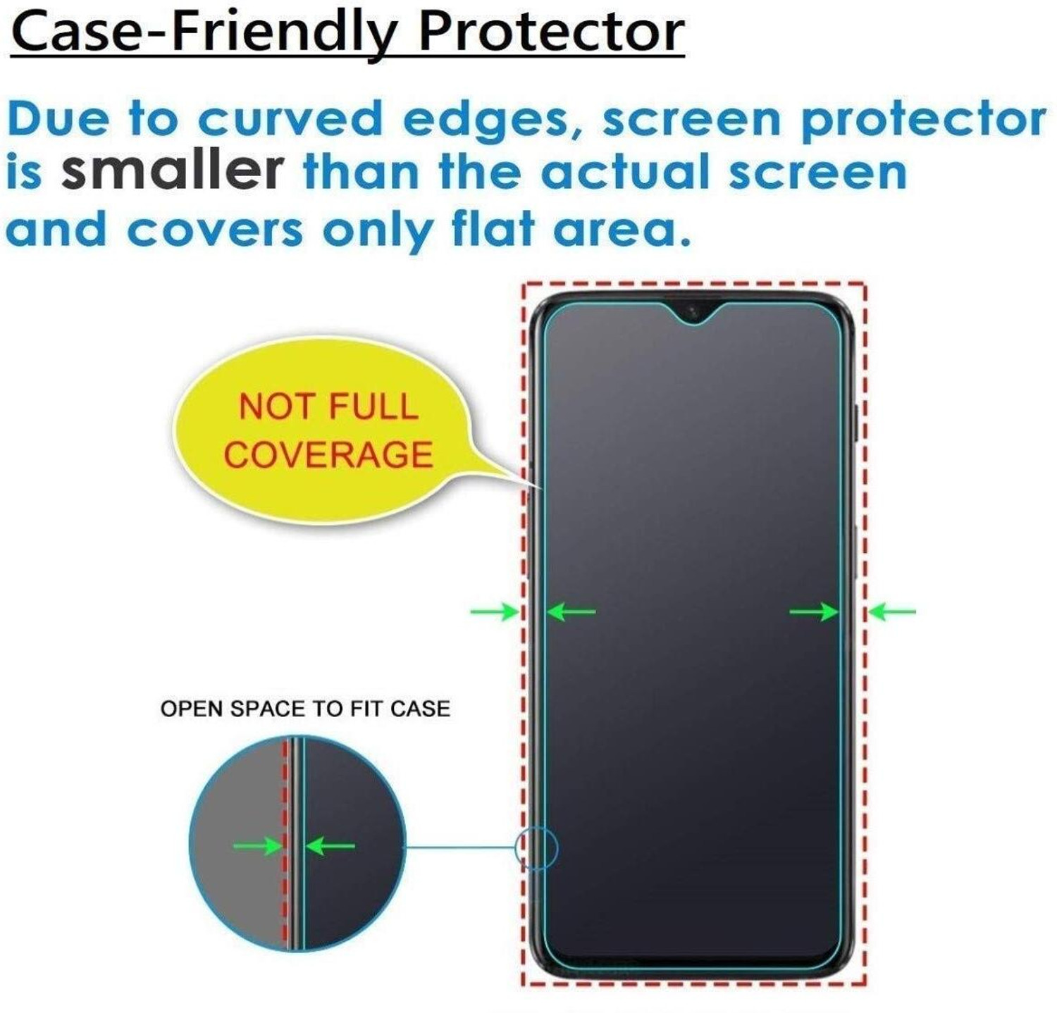 Image of VZZR Tempered Glass Guard for OPPO K12x, OPPO K12x 5G - Gaming Tempered Glass, Anti Fingerprint Matte Screen Guard Protector