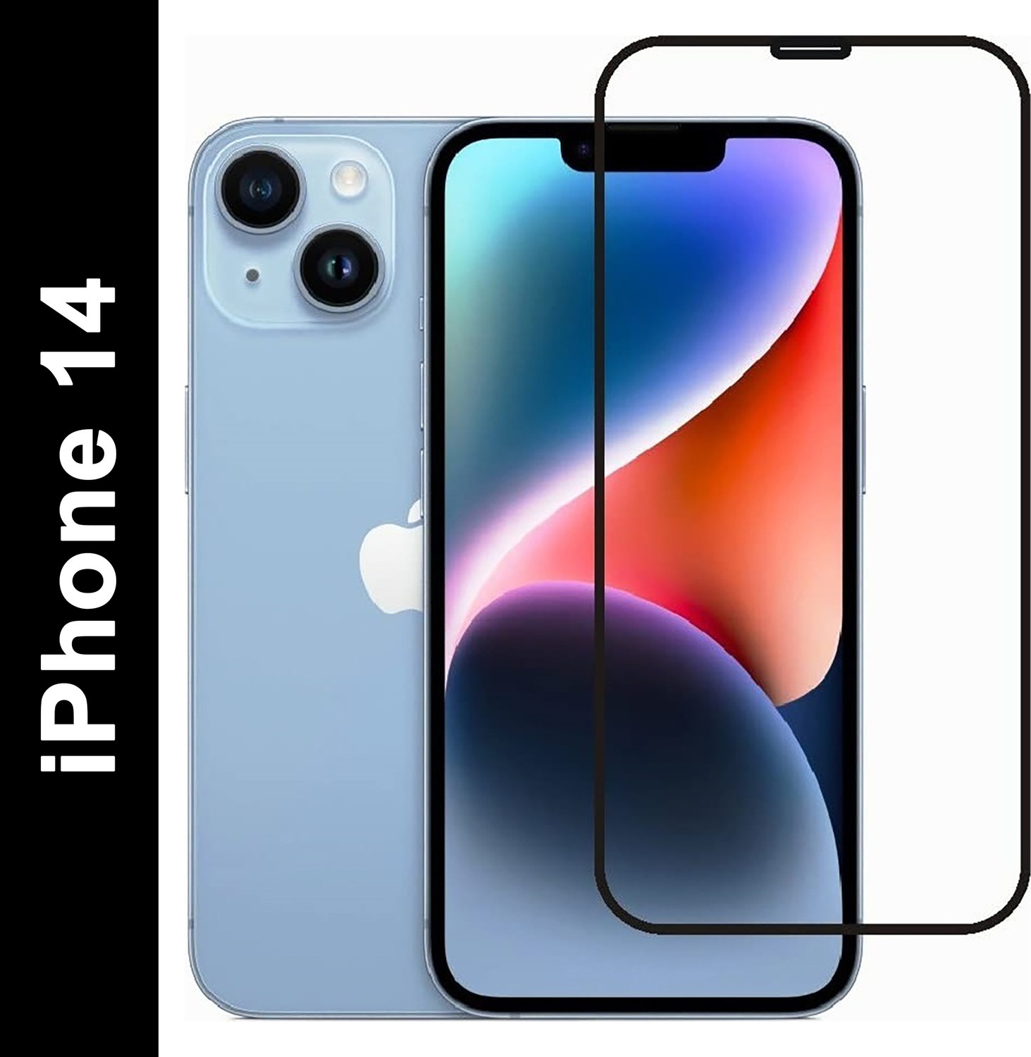 Image of GDBUY Tempered Glass Guard for Apple iPhone 14
