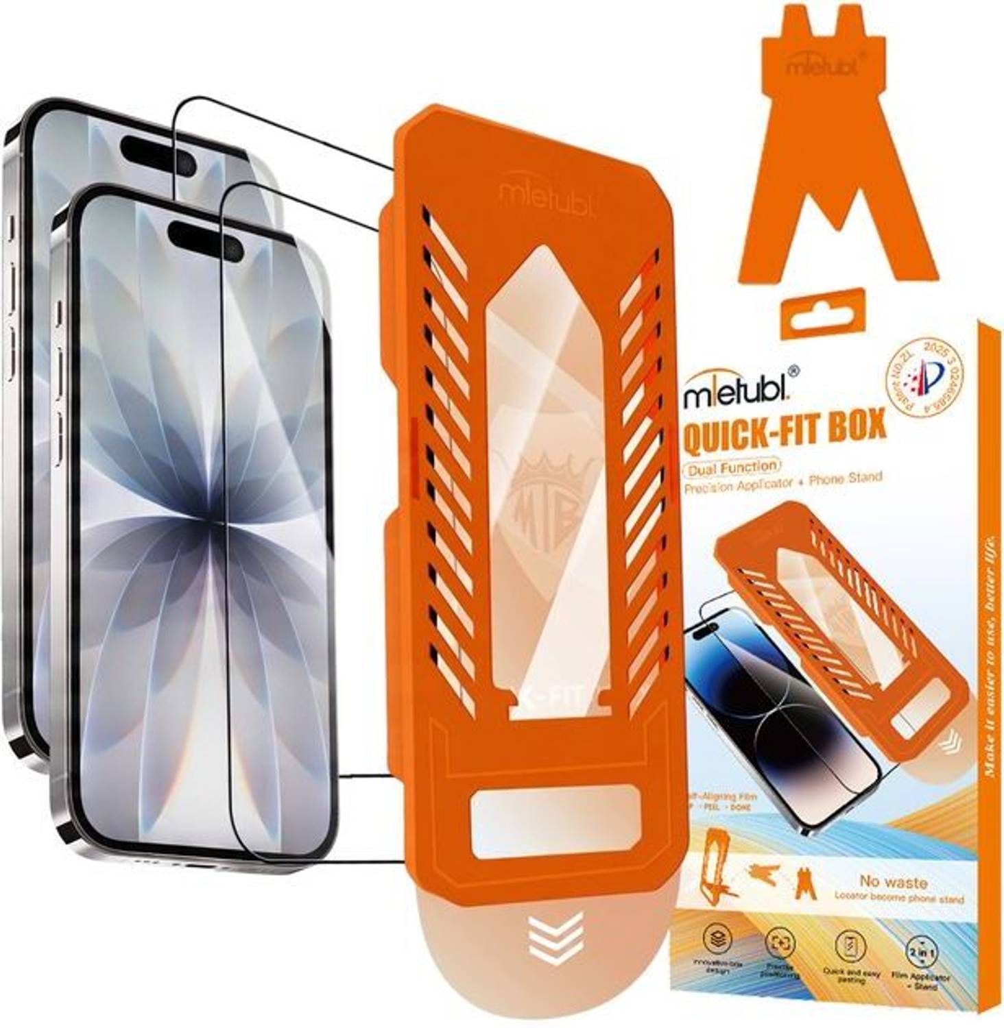 MIETUBL Screen Guard with Applicator Kit for Apple iPhone 17