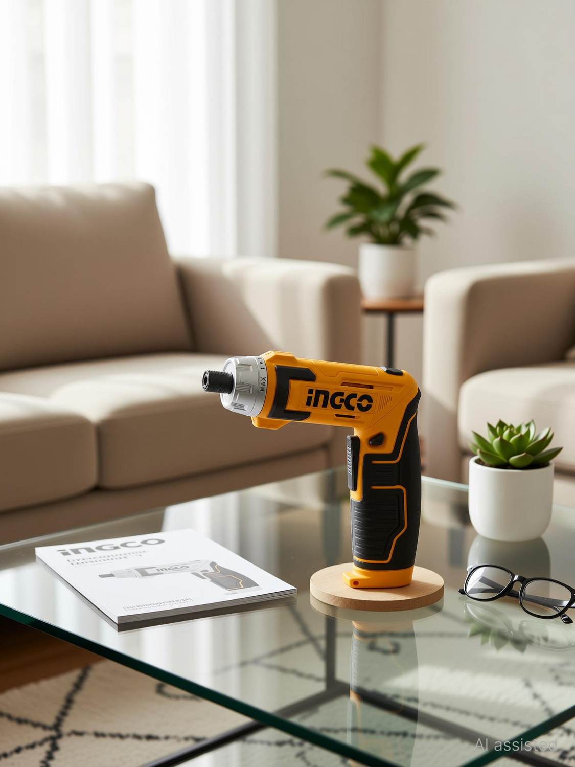 Image of INGCO Type-C Charging Port, with Charger, Screwdriver Bits, Carrying Bag, Type-C Charging Port, with Charger, Screwdriver Bits, Carrying Bag, Drywall Screw Gun