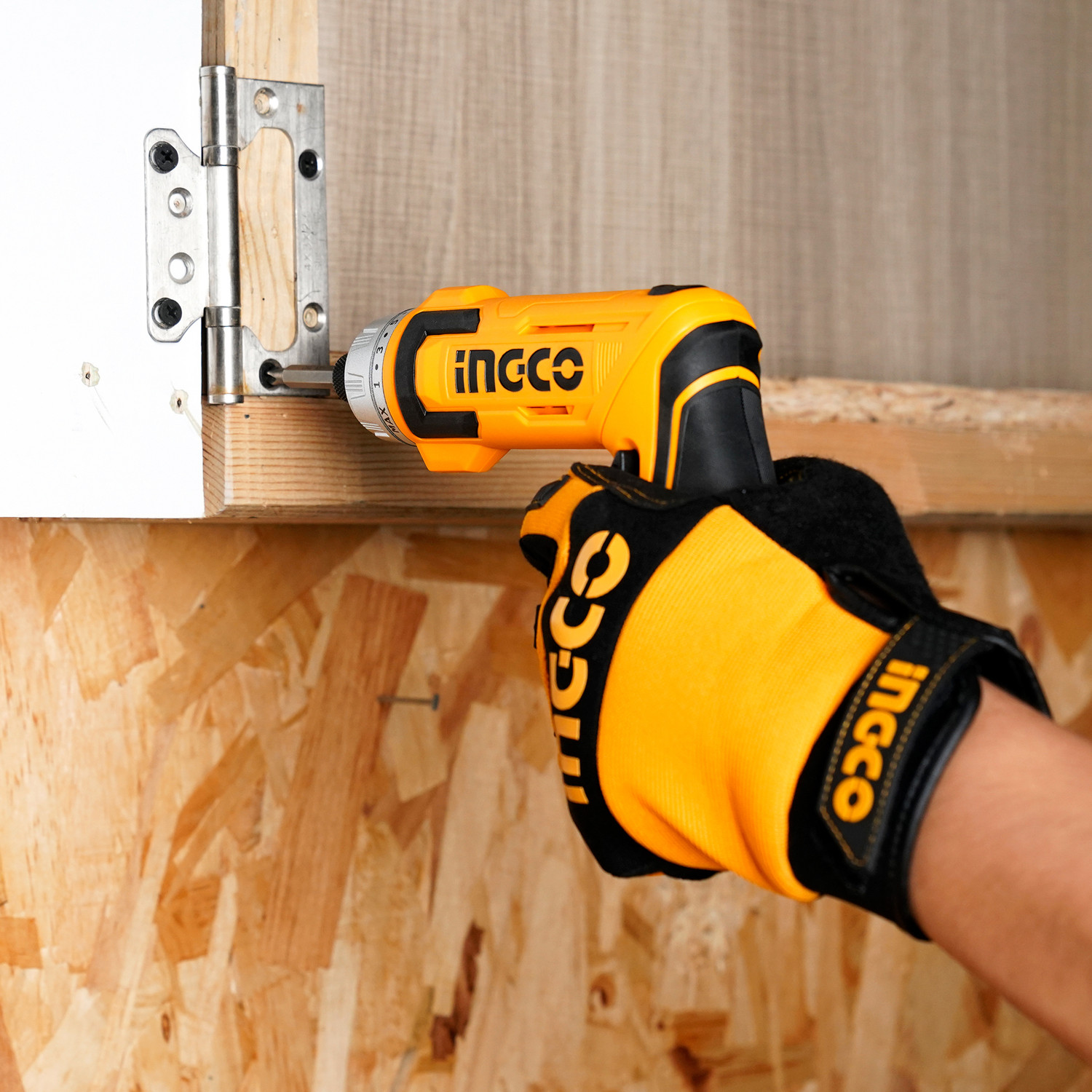 Image of INGCO Type-C Charging Port, with Charger, Screwdriver Bits, Carrying Bag, Type-C Charging Port, with Charger, Screwdriver Bits, Carrying Bag, Drywall Screw Gun